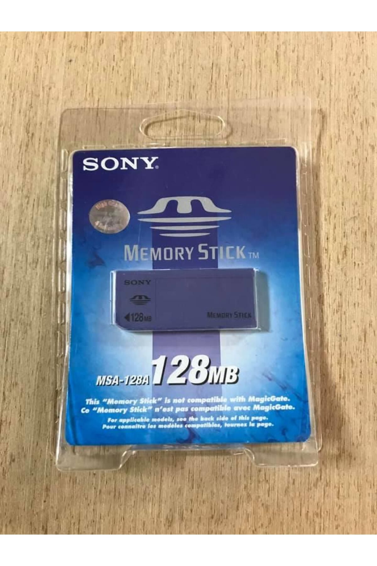 Hasyılmaz Sony MSA-128A Memory Stick 128 MB Hafıza Kartı - Sony Eski Model Kameralar için Hafıza Kartı