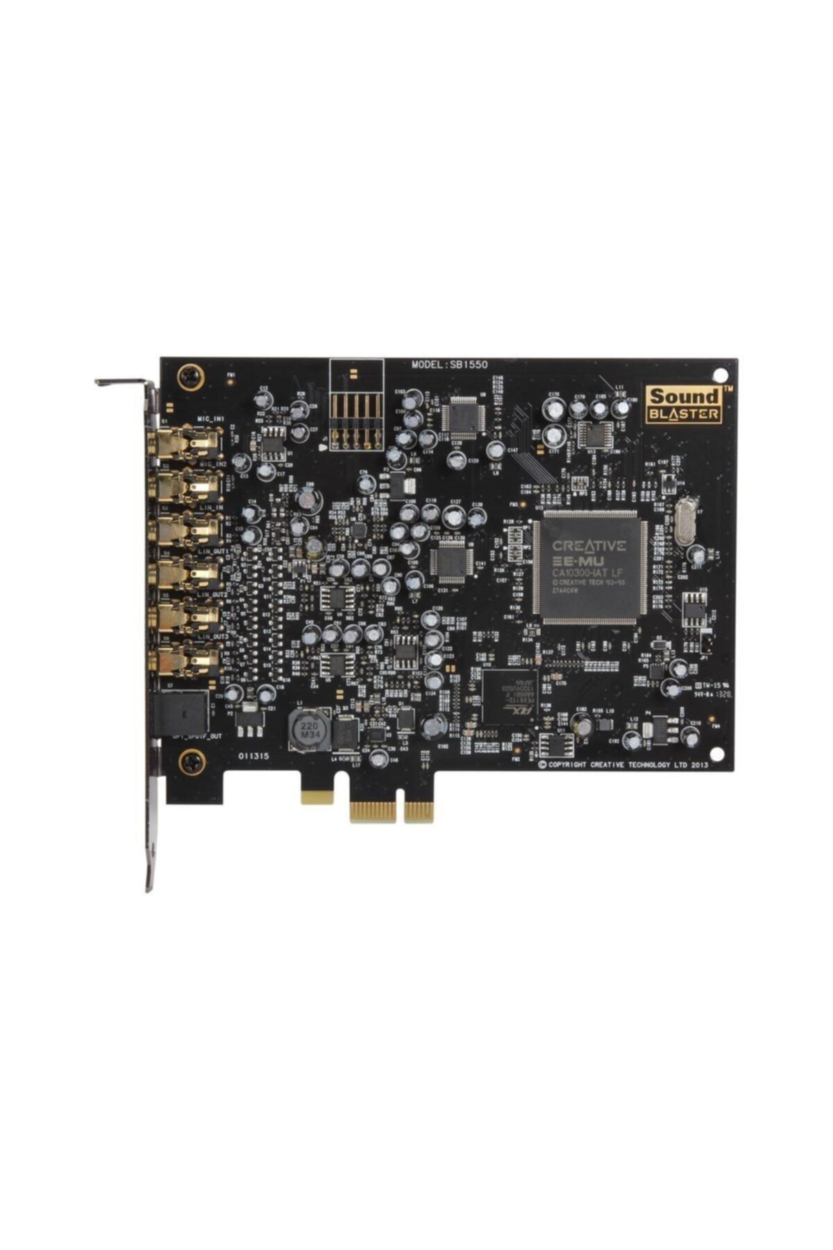 Creative Sound Blaster Audigy Rx -7.1 Pcıe Ses Kartı - Yüksek Performanslı Kulaklık Amplifikatörü