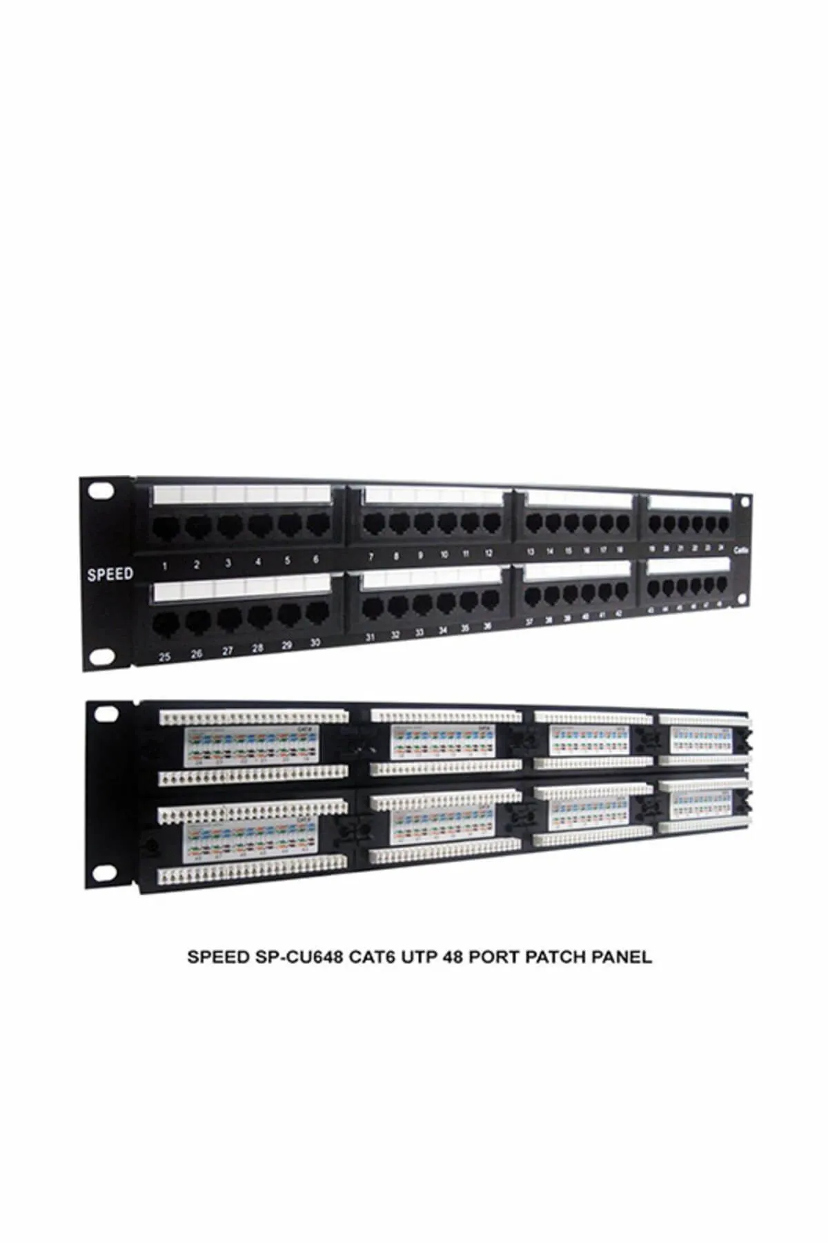 SPEED SP-CU648 48 PORT UTP CAT6 PATCH PANEL