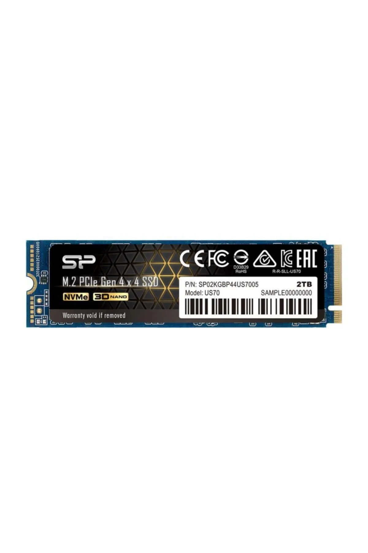 Silicon Power Sp02kgbp44us7005 2 Tb M.2 Nvme Pcıe Gen4x4 5000-4400mb/s Ssd