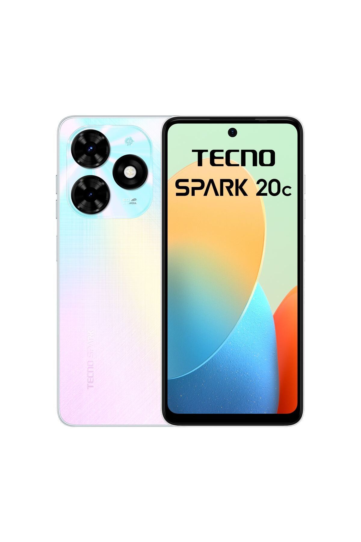 Tecno SPARK 20C 128 GB / 8 GB RAM Beyaz Cep Telefonu (TECNO Türkiye Garantili)