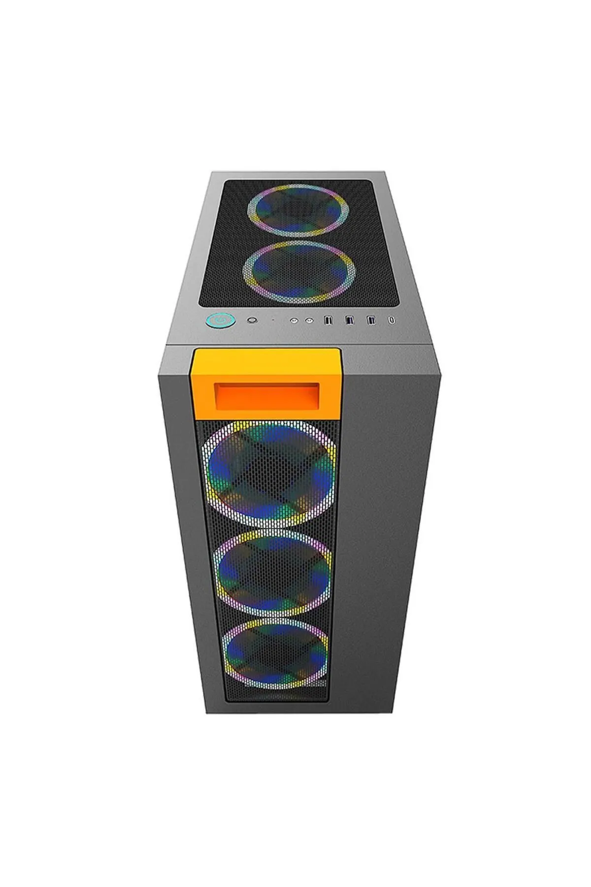 Blueforce Spectra 6*rgb Fanlı Atx-mini Atx Itx Mid Tower Rgb Oyuncu Bilgisayar Kasası