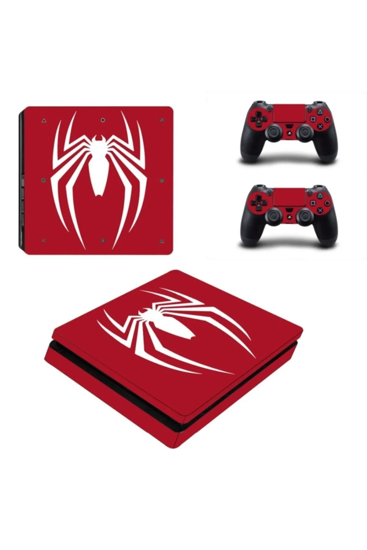 Genel Markalar Spider Playstation 4 Slim Kasa Sticker Kaplama-02