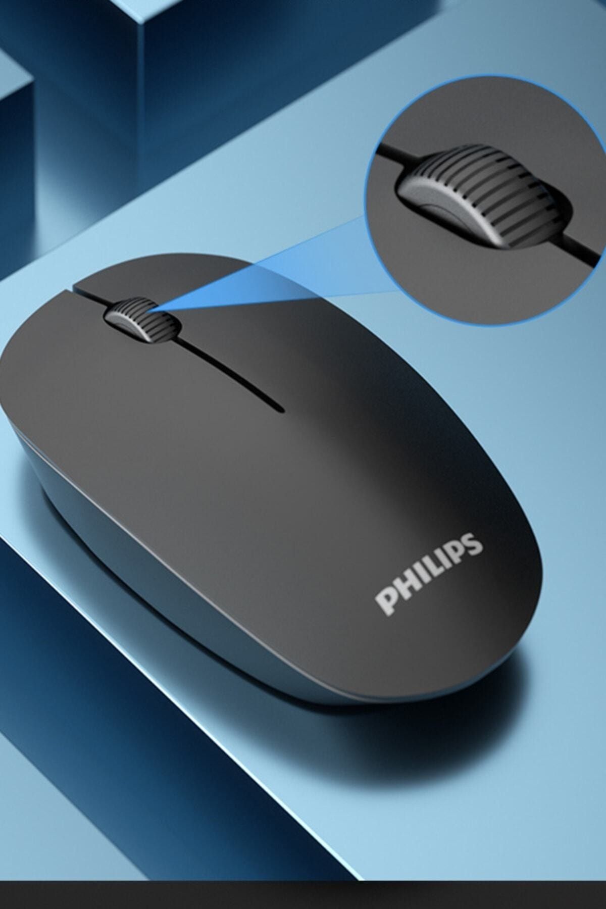 Philips Spk7221 Kablosuz Optik Mouse 2.4ghz 1600dpi Siyah