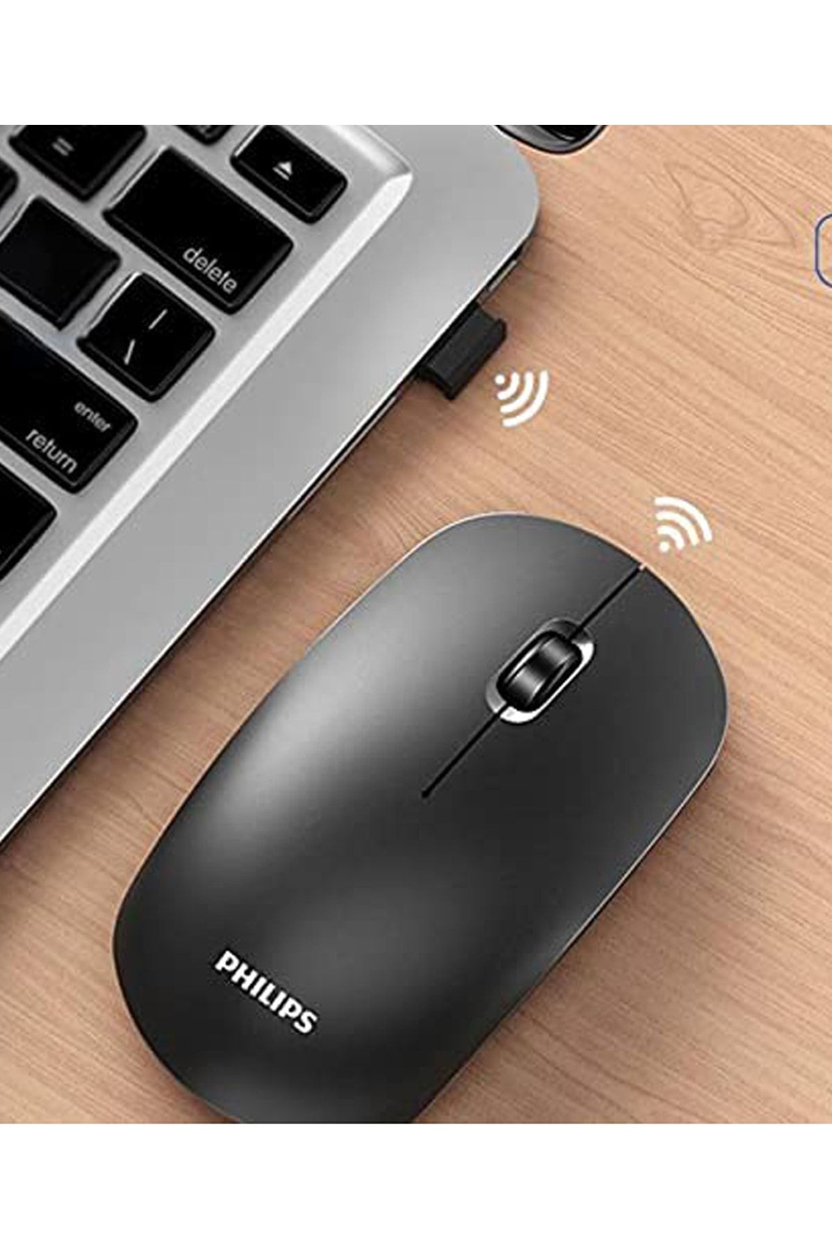 Philips Spk7315/00 M315 Siyah Wireless Kablosuz Sessiz Mouse 1200dpi