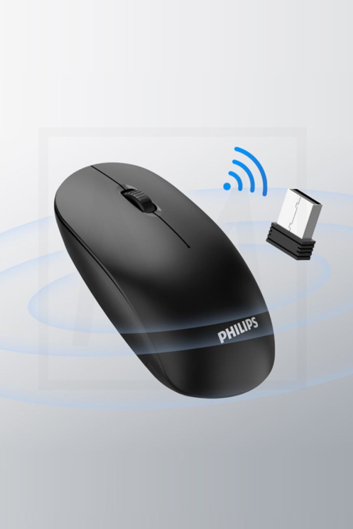 Philips Spk7315/00 M315 Siyah Wireless Kablosuz Sessiz Mouse 1200dpi