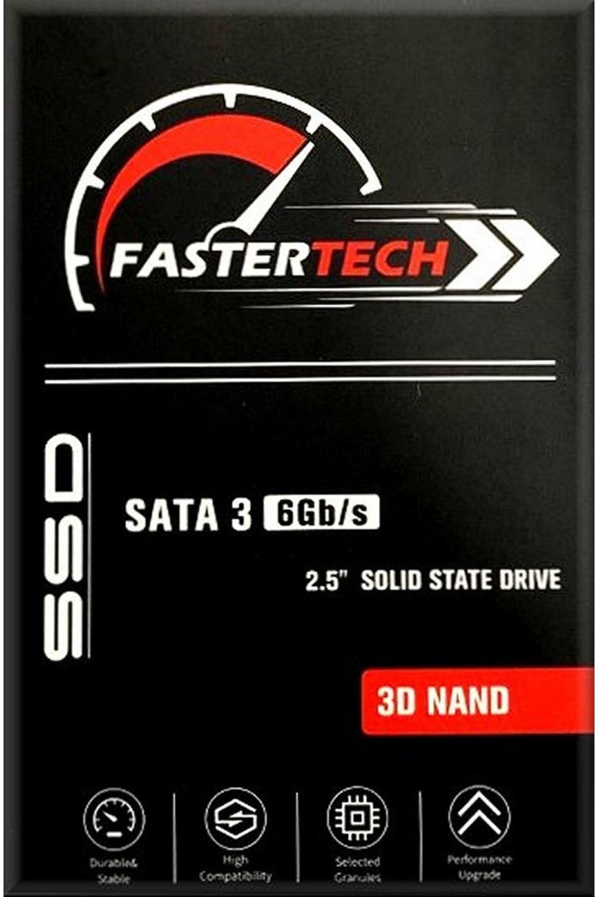 Fastertech Ssd 128gb 2,5" Sata 3 480/520 Mb 3d Nand