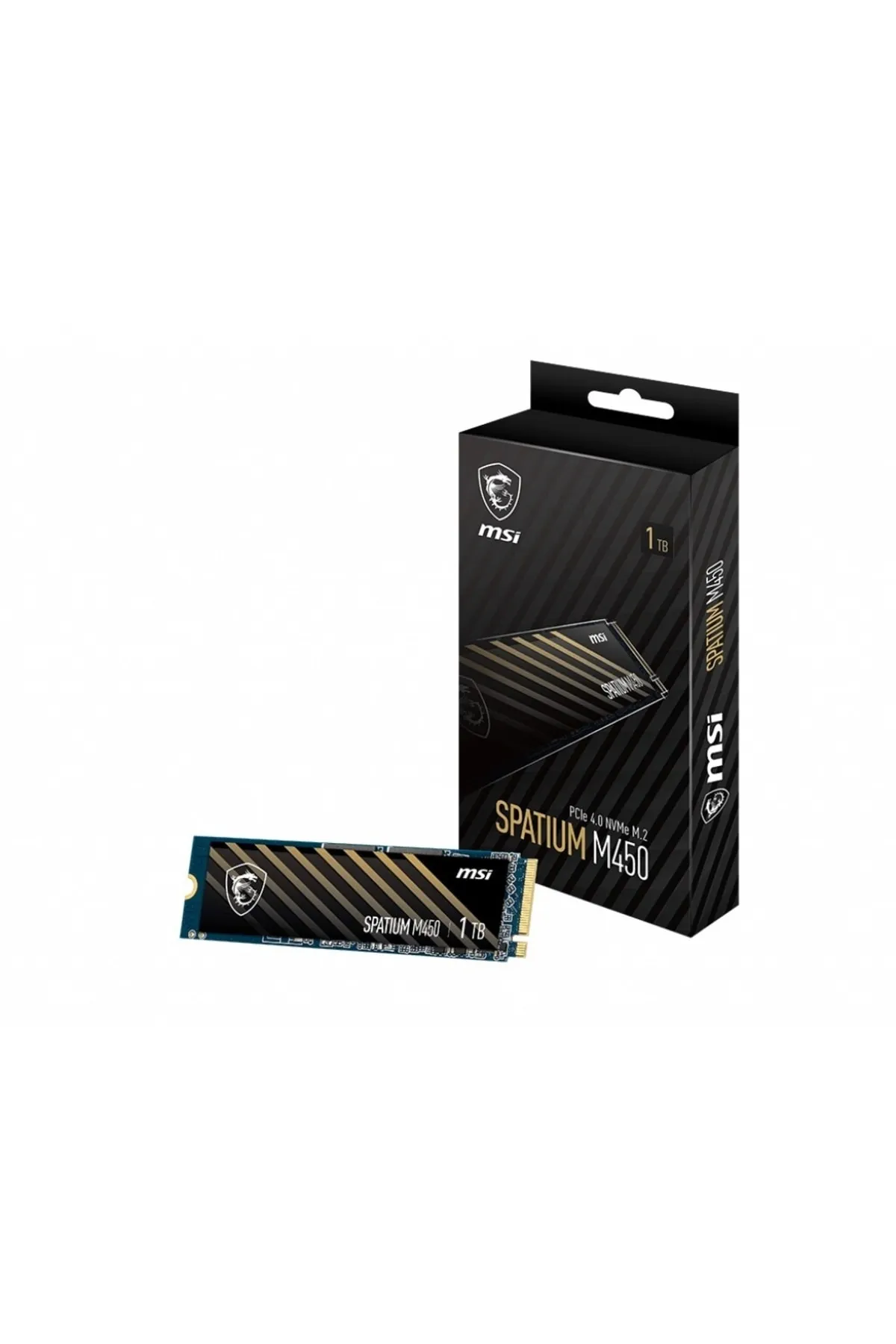 MSI Ssd Spatıum M450 Nvme M.2 1tb Nvme M.2 1tb R:3600 W:3000