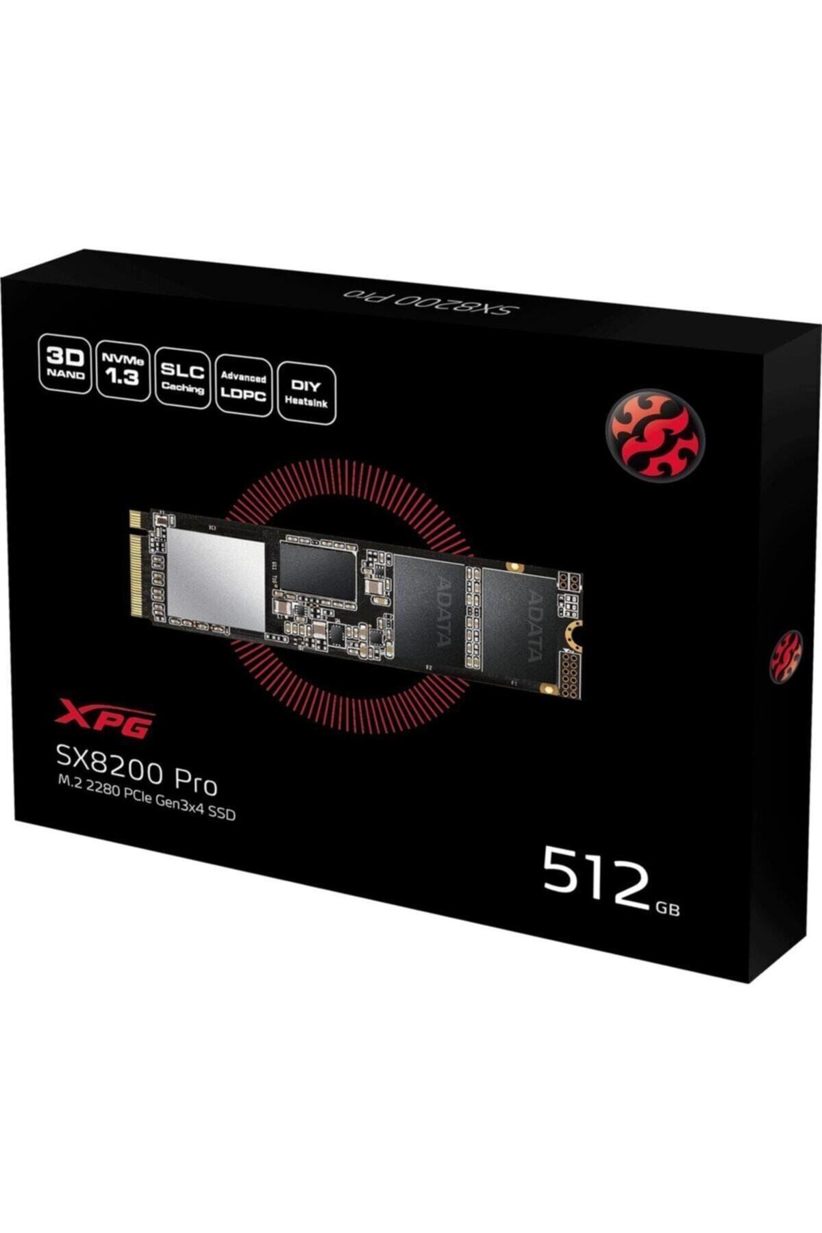 Adata Ssd Sx8200 512gb M.2 Pcıe Asx8200pnp-512gt-c