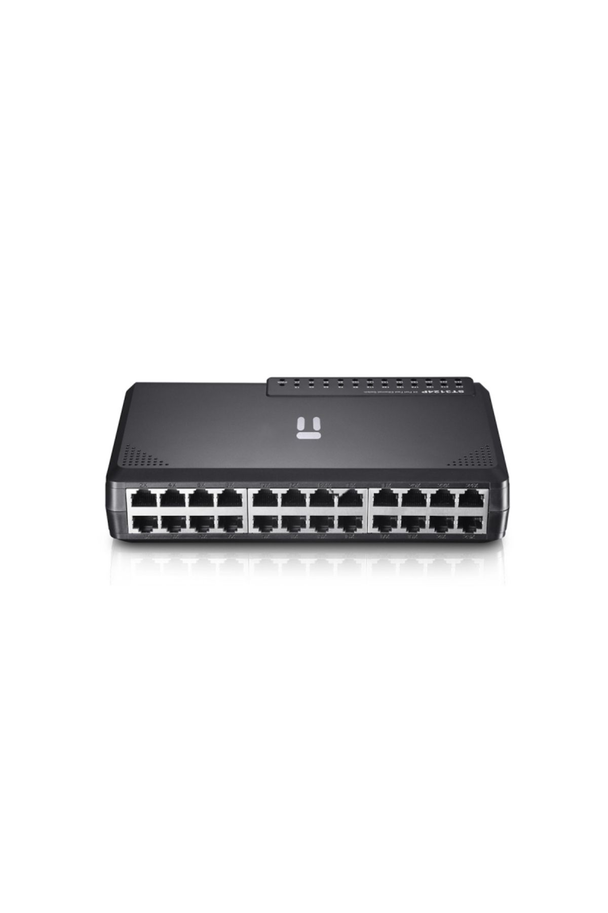 STONET ST3124P 24 Port Fast Ethernet Switch, Plastic Kasa