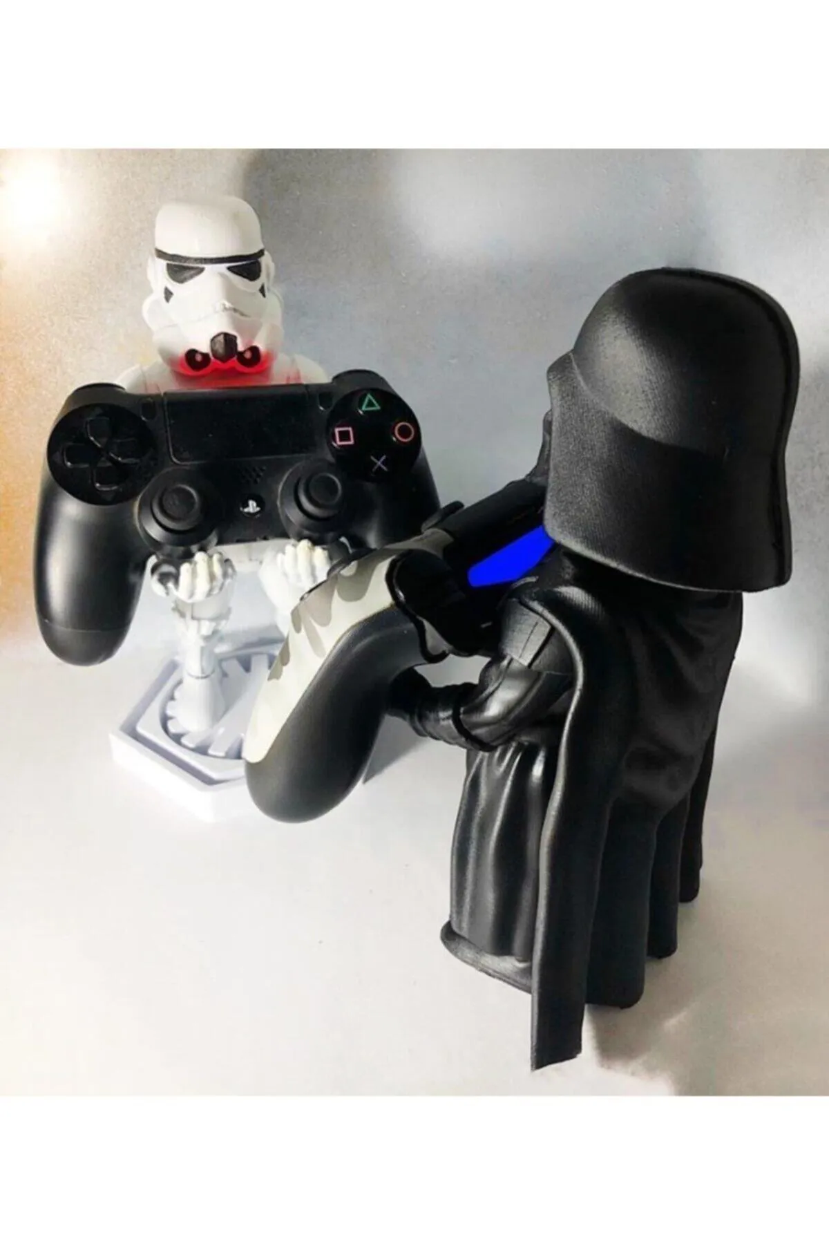 3 boyutlu dükkan Star Wars Darth Vader Ve Stormtrooper Gamepad Kol Tutacağı 2li-3boyutludükkan