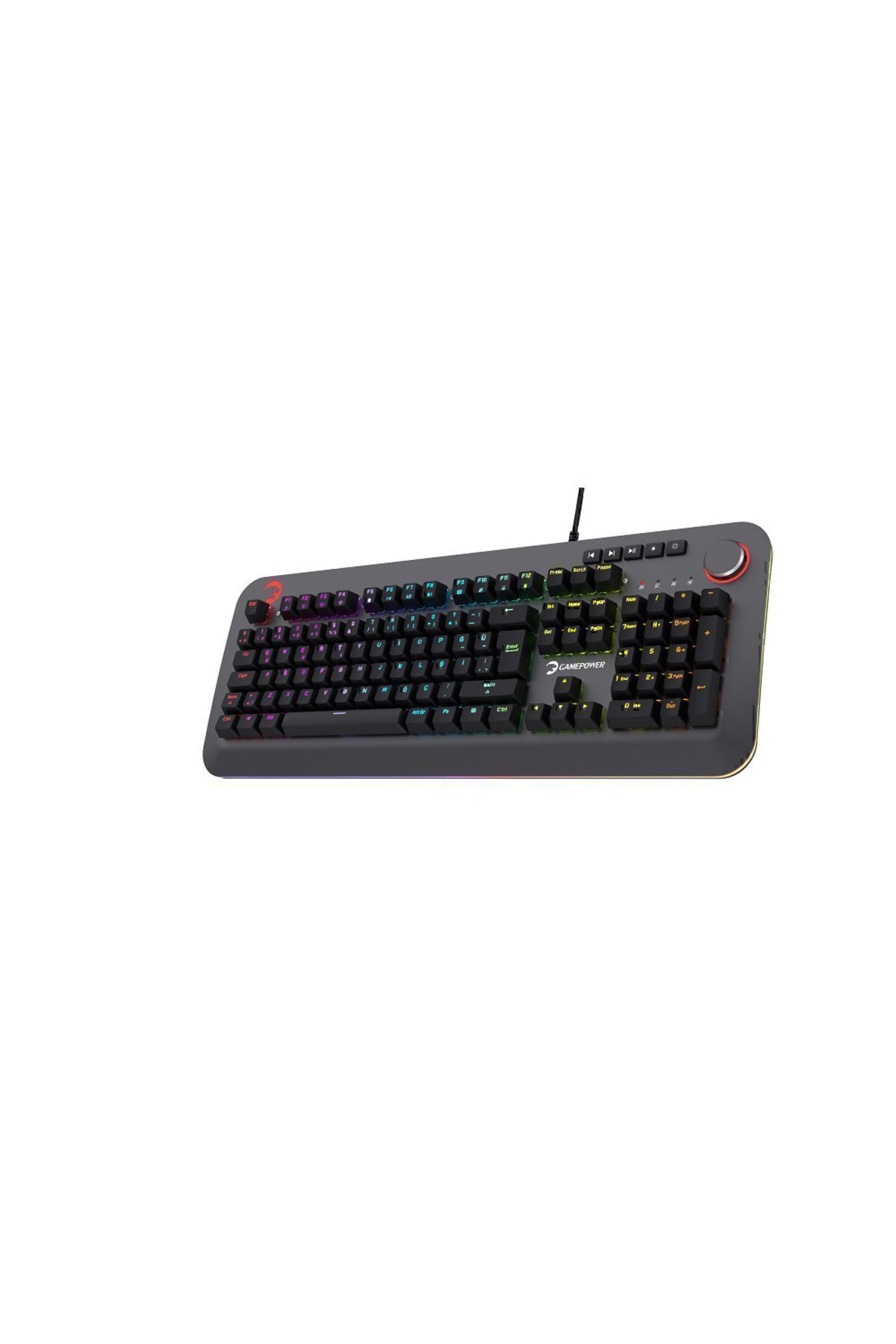 Gamepower Starscream 60M Rgb Mavi Switch Türkçe Q Optik Mekanik Gaming Klavye (3x Switch Hediyeli)