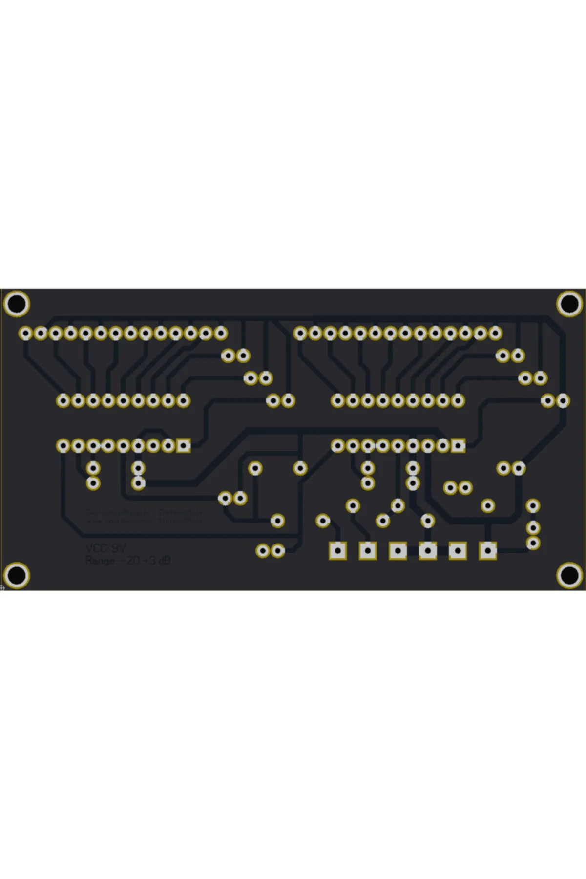 ERKAR Stereo Ledli Vu Metre Devresi - Lm3916