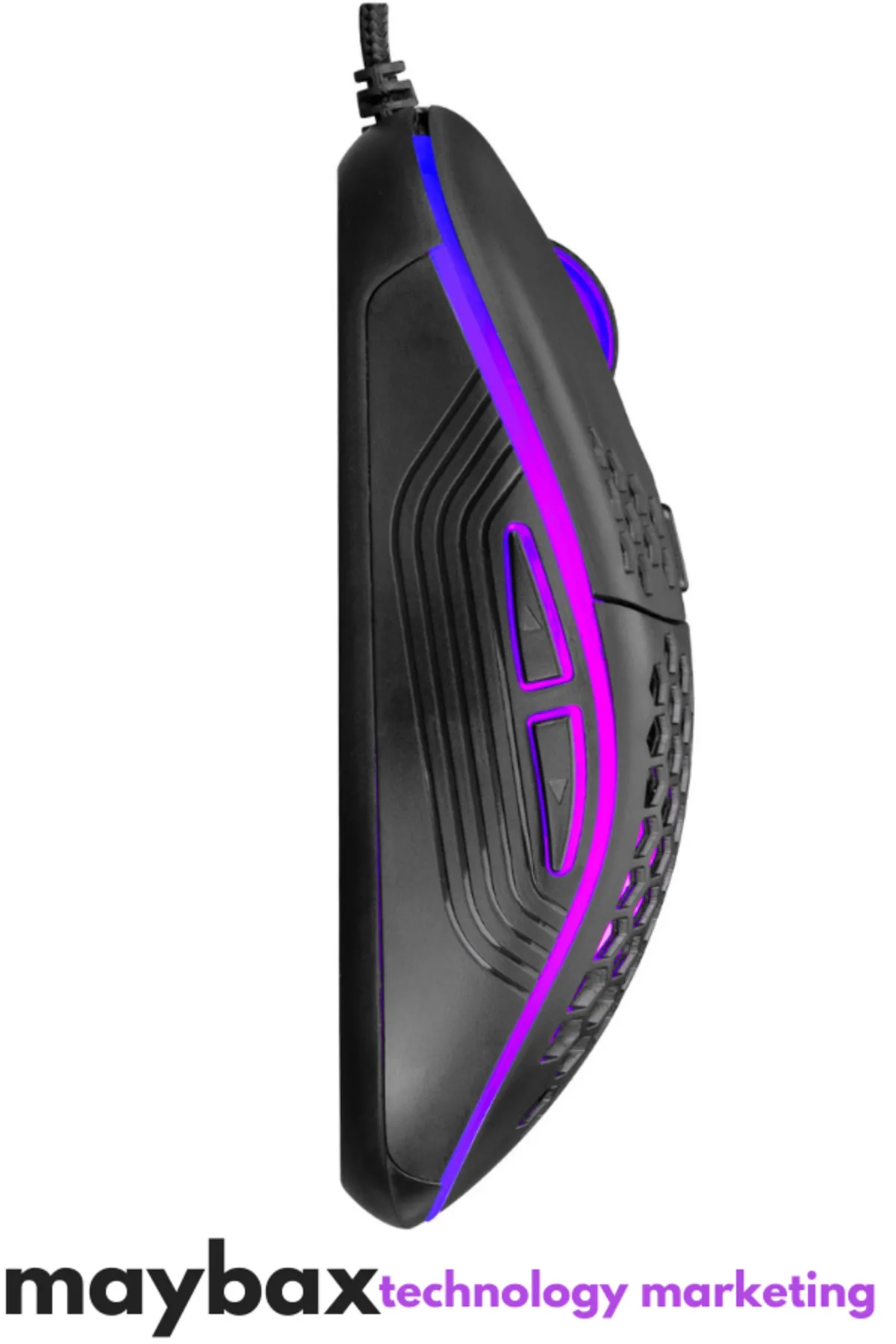 Maybax STORY Siyah Gaming RGB  Oyuncu Mouse 7 Tuş 3600 DPI 1.5 Metre Kablo USB Tak Çalıştır