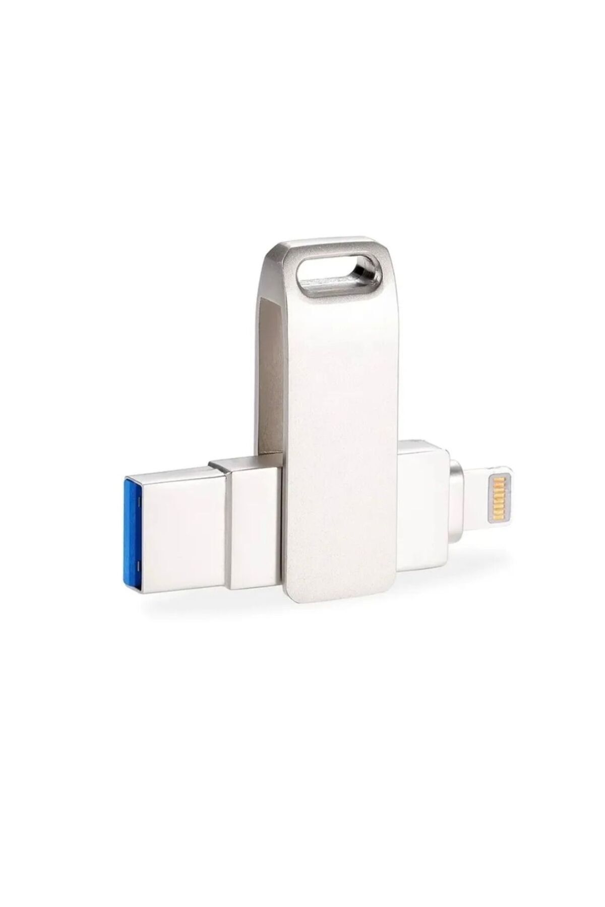 Syrox Sunix 64GB. İphone Lightning ve USB 3.0 Metal USB Flash Bellek Otg Çift Giriş Metal Sağlam