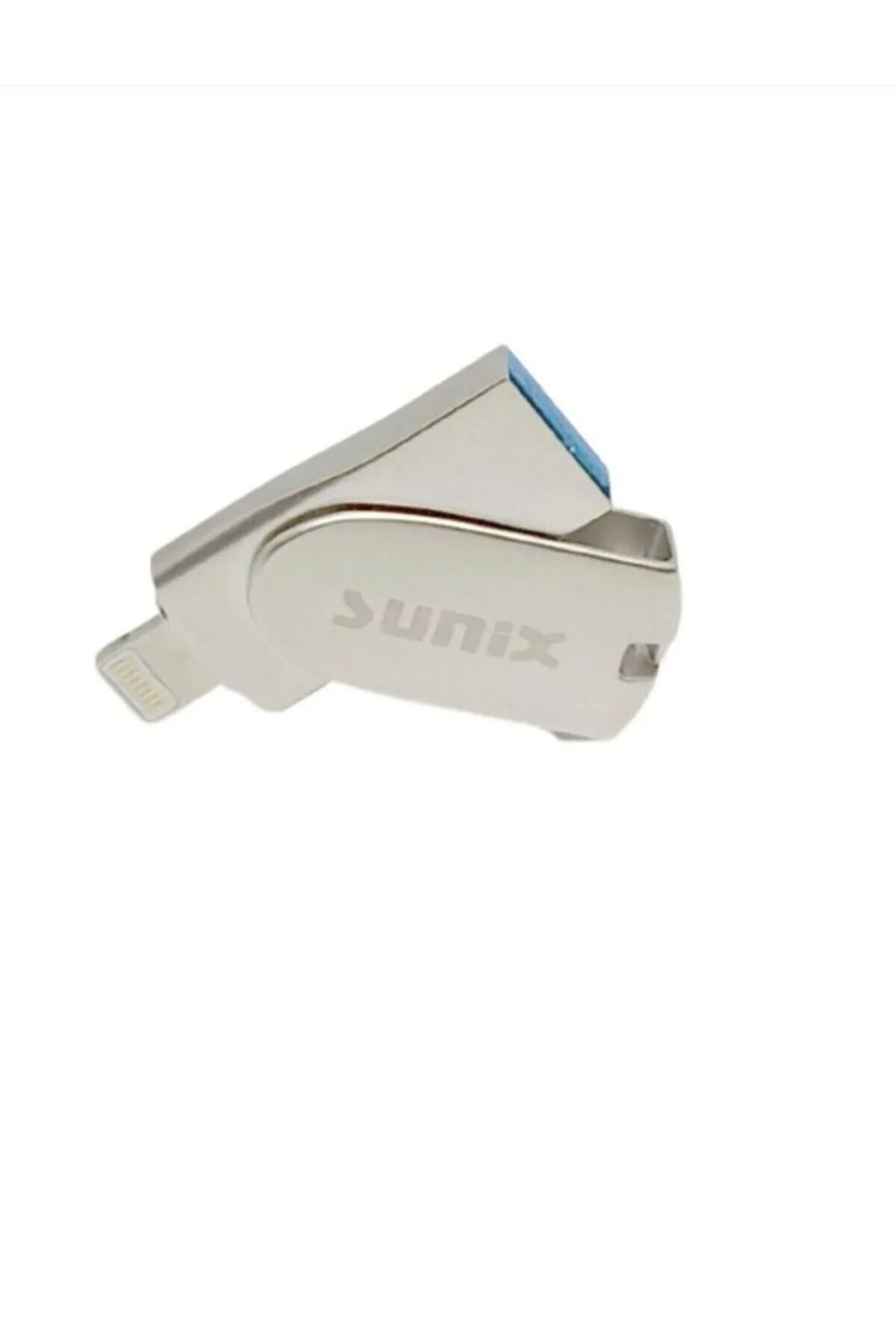 Syrox Sunix 64GB. İphone Lightning ve USB 3.0 Metal USB Flash Bellek Otg Çift Giriş Metal Sağlam