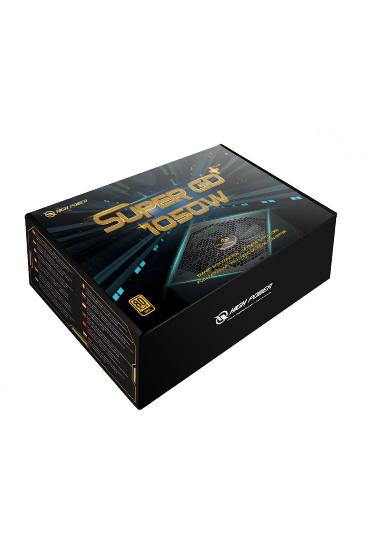 High Power Super Gd 1050W 80+ Gold Tam Modüler Güç Kaynağı Power Supply