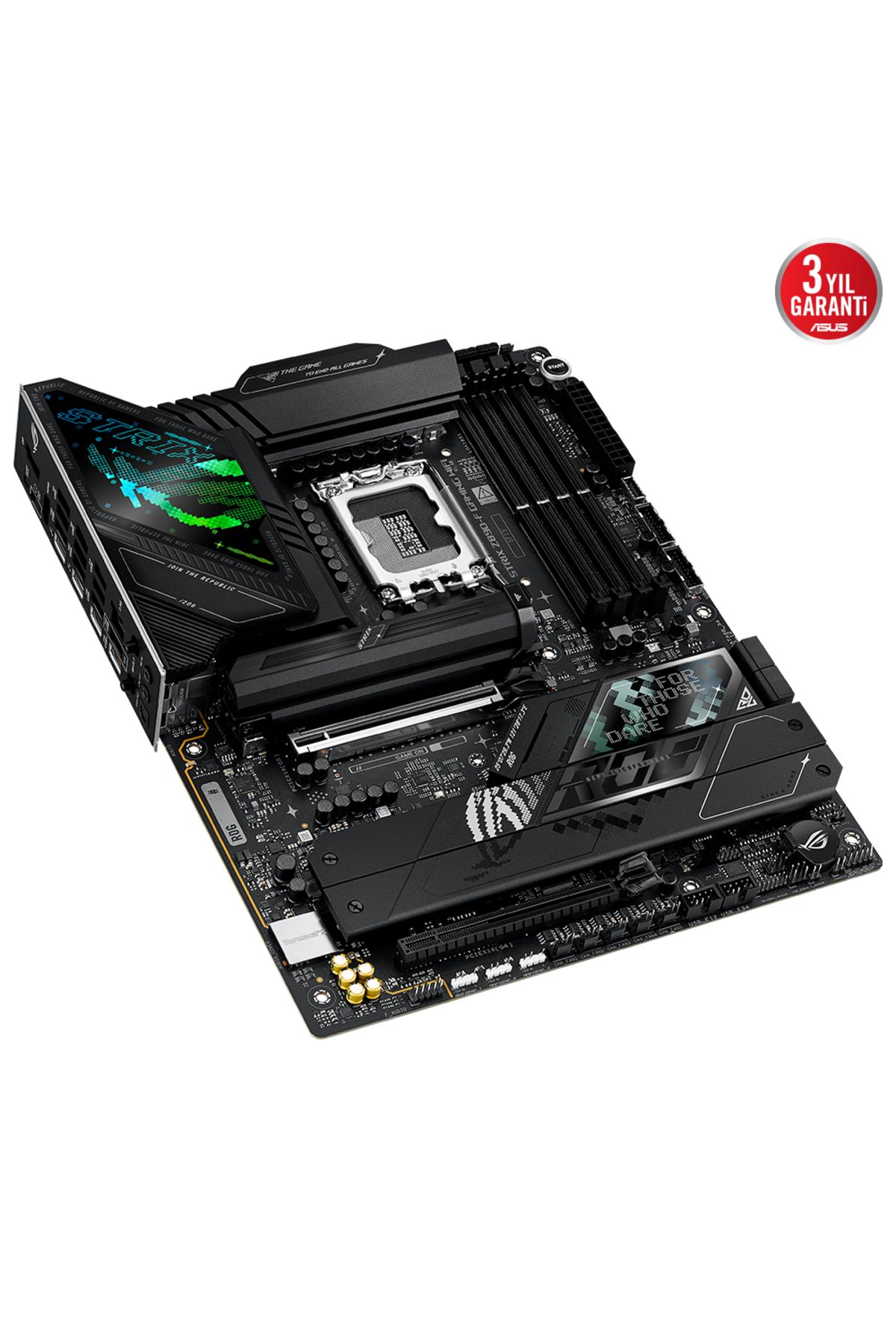 Hedef Market SUS ROG STRIX Z890-F GAMING WIFI DDR5 5XM2 USB3.2 RGB LAN ATX