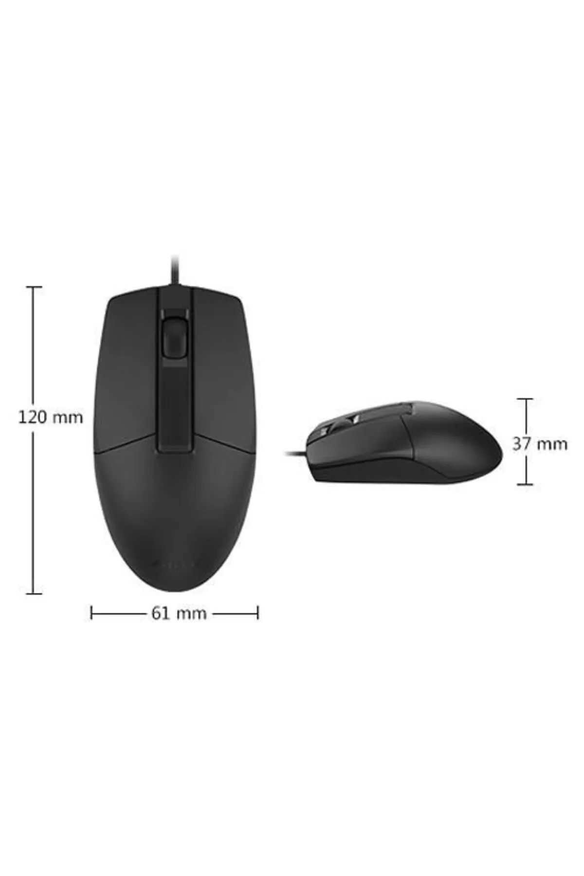 Genel Markalar svngx A4 Tech OP-330 USB V-Track Mouse, 1200 dpi, Siyah Sphere 917250