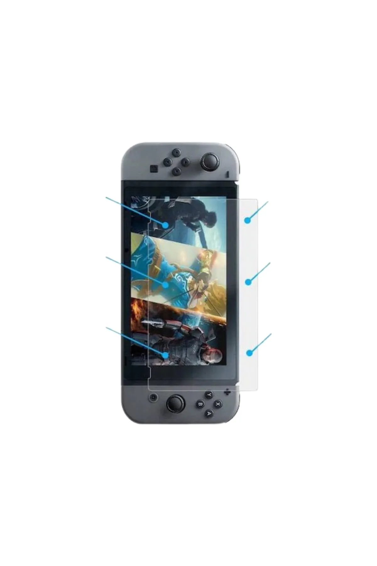 YUES Switch Ekran Koruyucu Kırılmaz Cam 9h