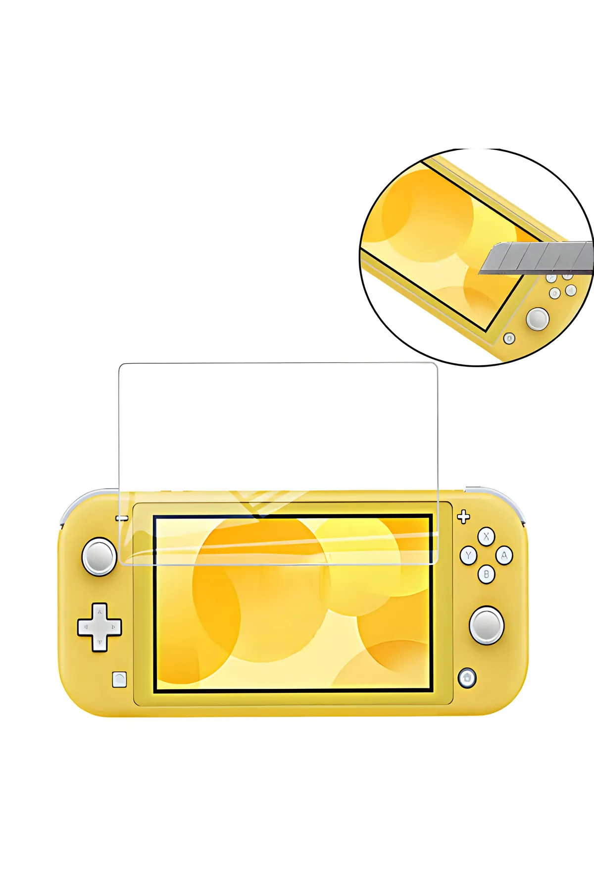 YUES Switch Lite Kırılmaz Cam Switch Lite Uyumlu Ekran Koruyucu Cam 2 Adet