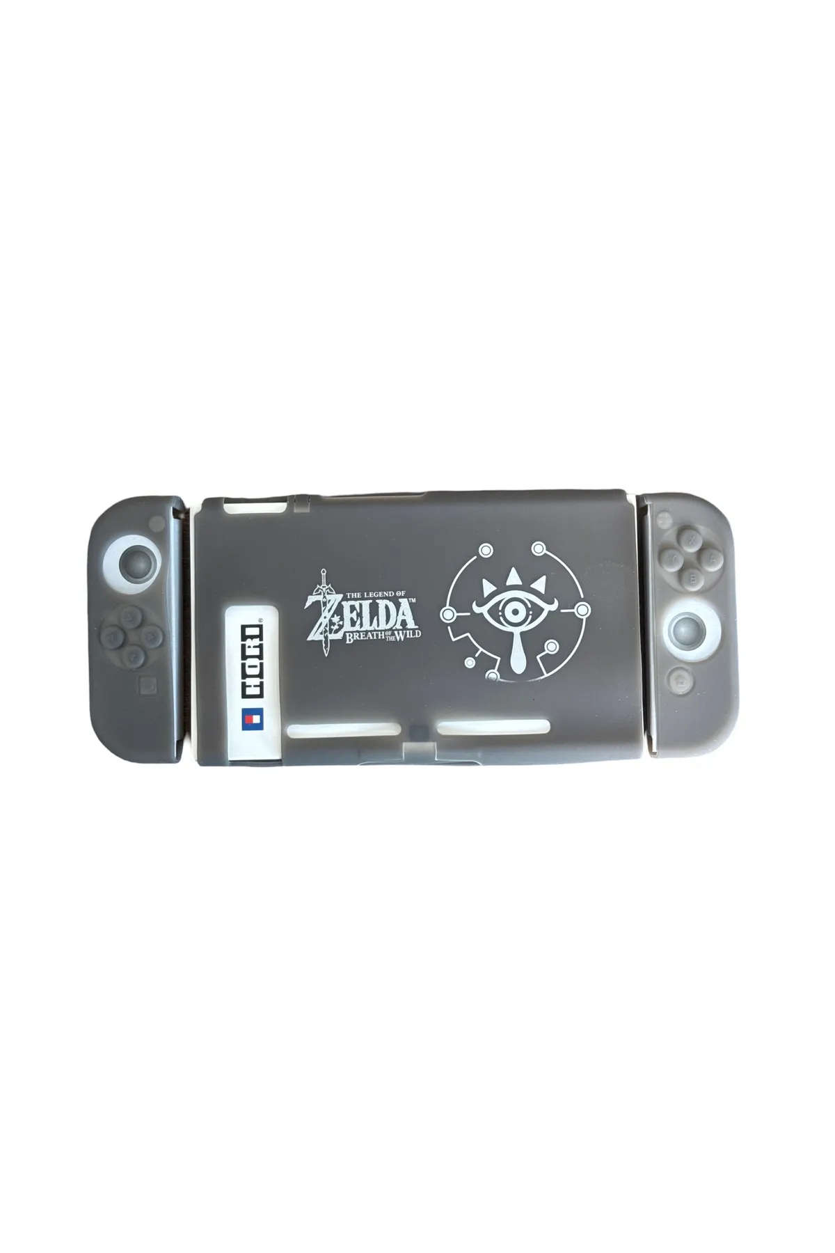 YUES Switch Silikon Kılıf Joy-con Koruyucu Kılıf Zelda Desenli Gri