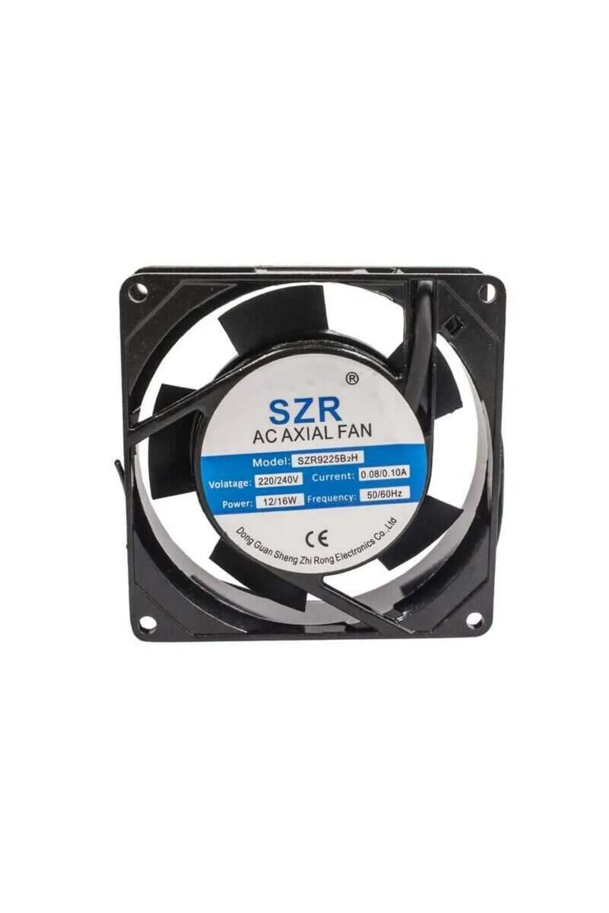 Motorobit SZR9225 220V 0.08A Metal Fan - 92x92x25mm