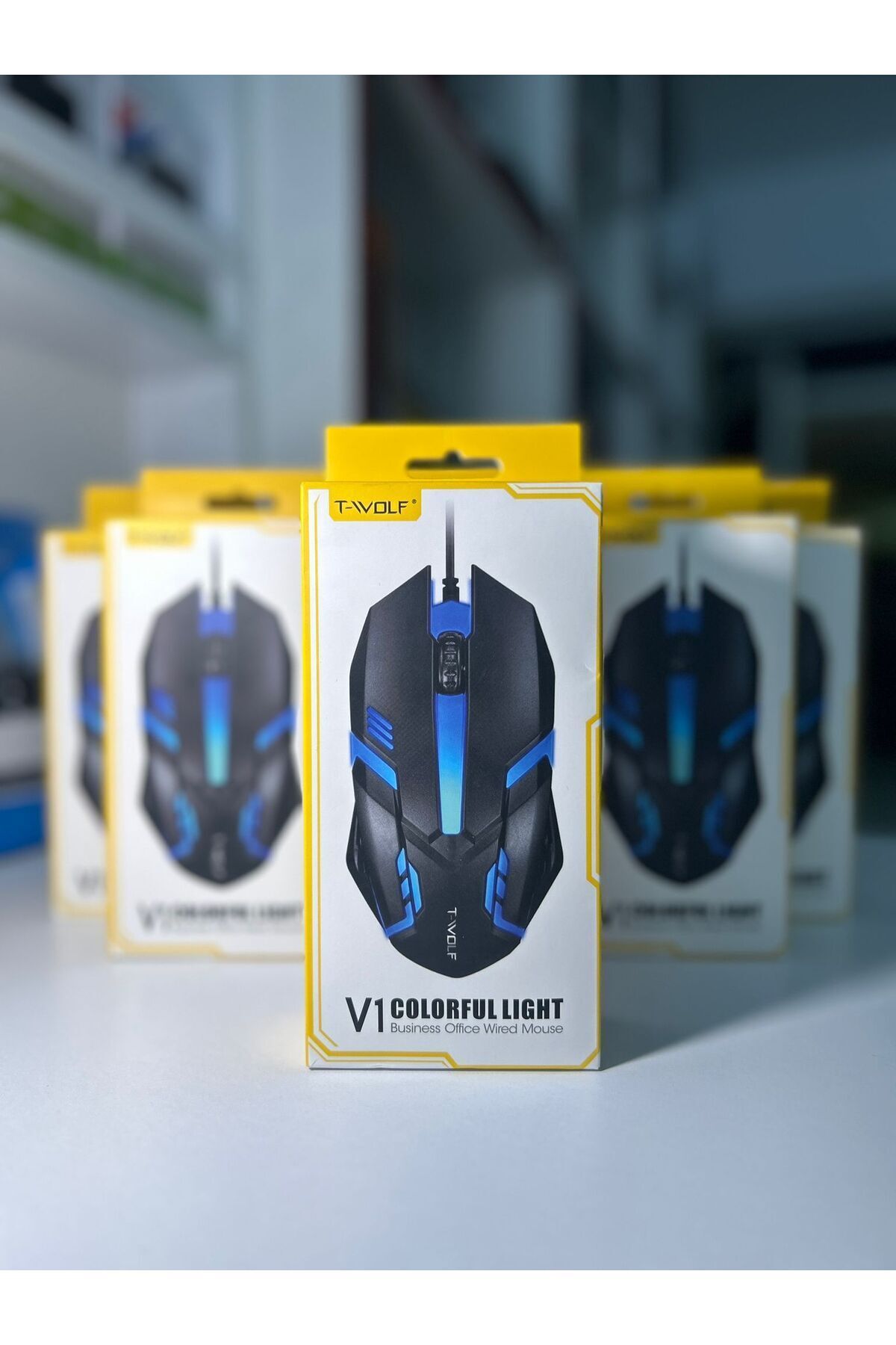 İstanbul Teknoloji T-WOLF KABLOLU RGB IŞIKLI V1 OYUNCU MOUSE