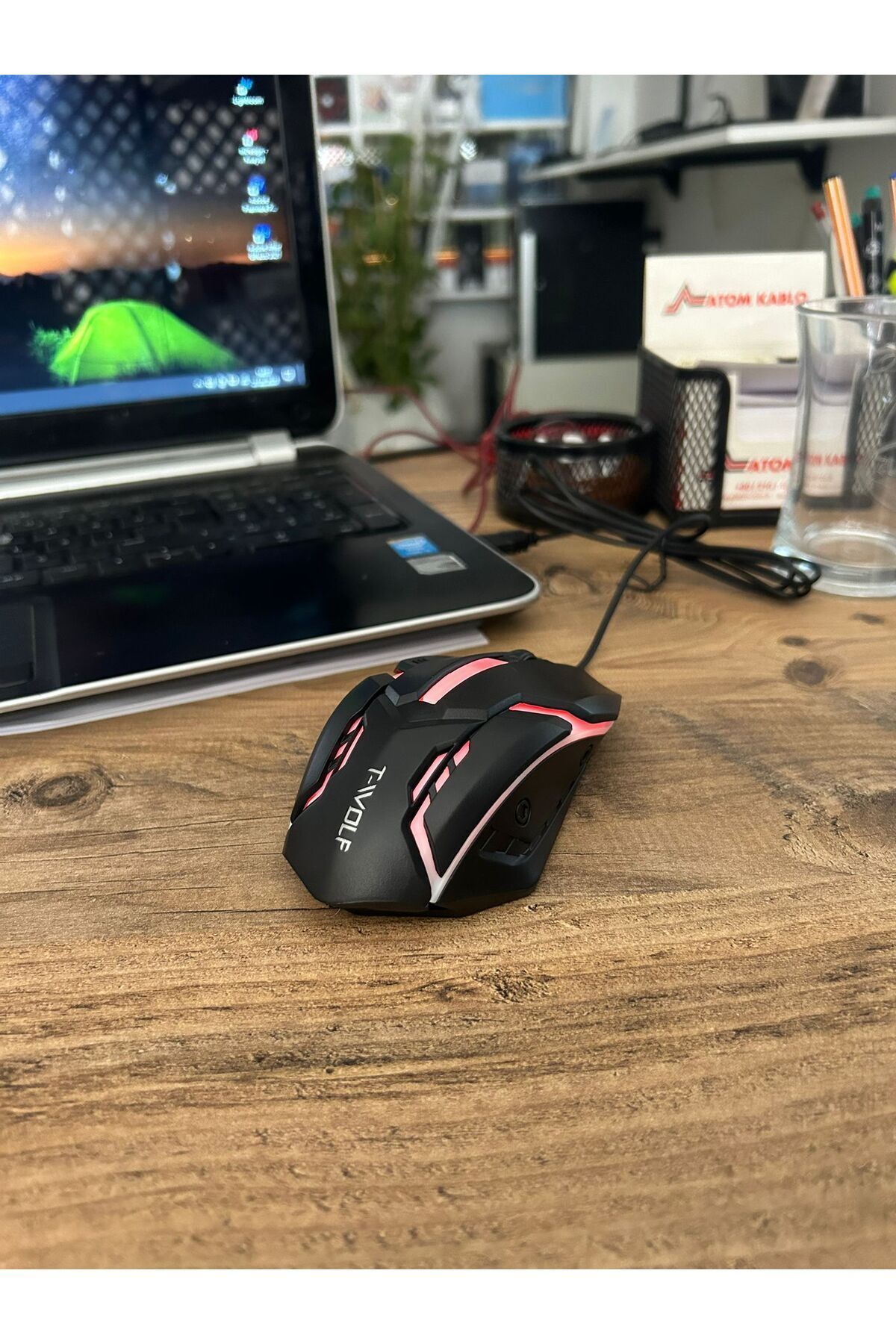 İstanbul Teknoloji T-WOLF KABLOLU RGB IŞIKLI V1 OYUNCU MOUSE