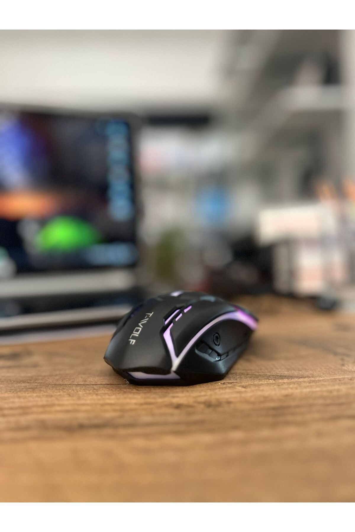 İstanbul Teknoloji T-WOLF KABLOLU RGB IŞIKLI V1 OYUNCU MOUSE