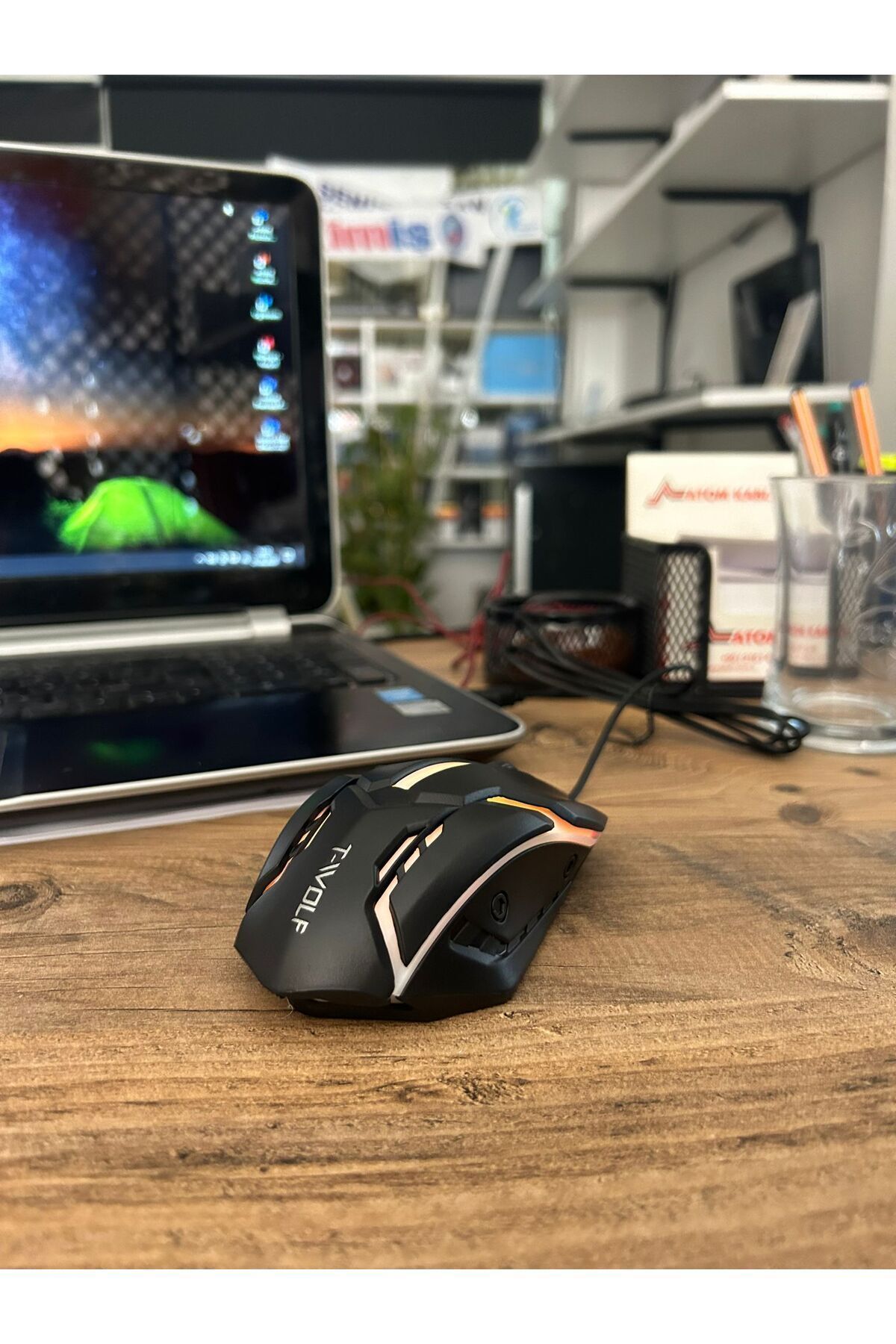 İstanbul Teknoloji T-WOLF KABLOLU RGB IŞIKLI V1 OYUNCU MOUSE