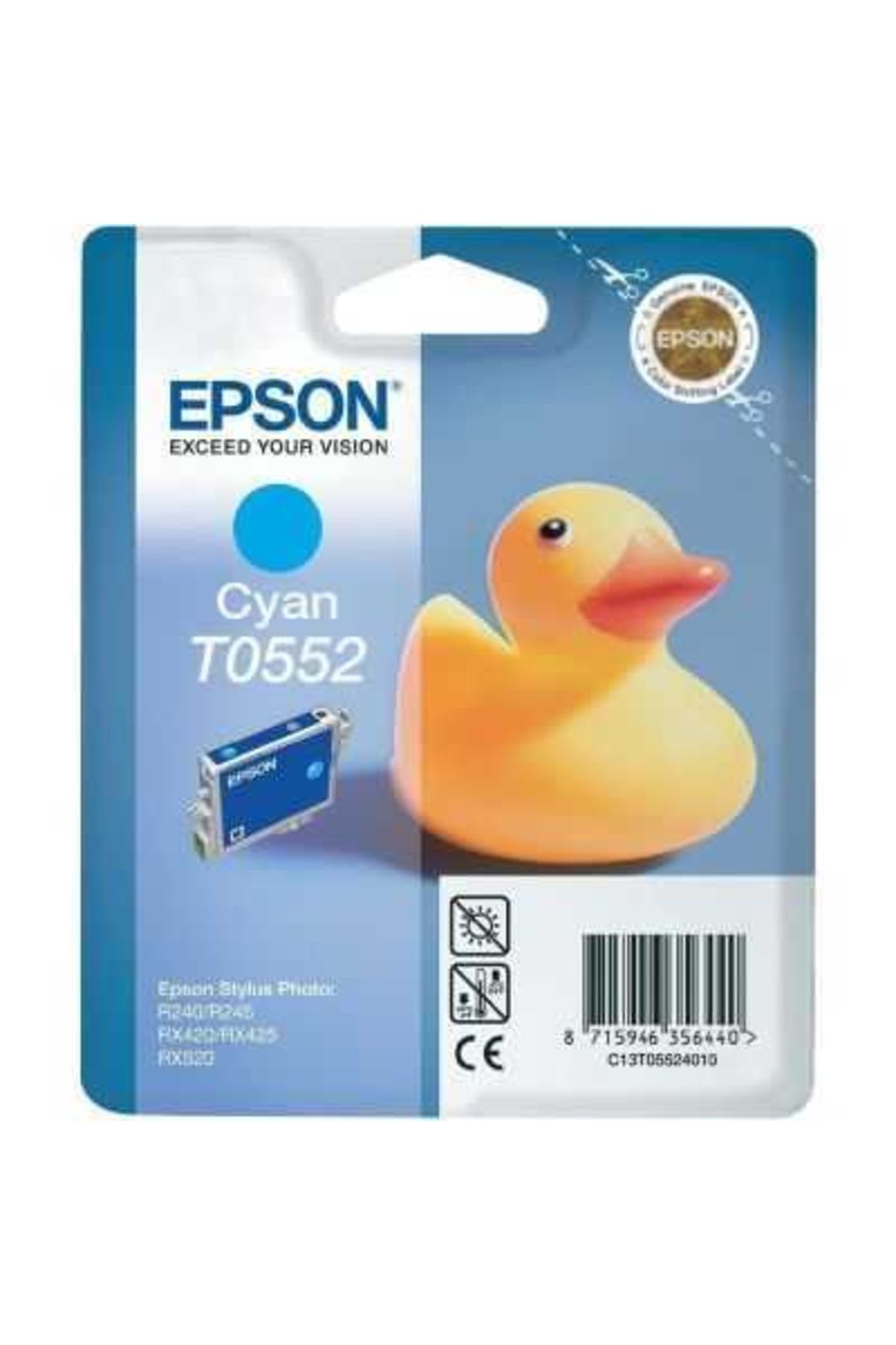 Epson T0552 Orjinal Mavi Kartuş C13t05524020