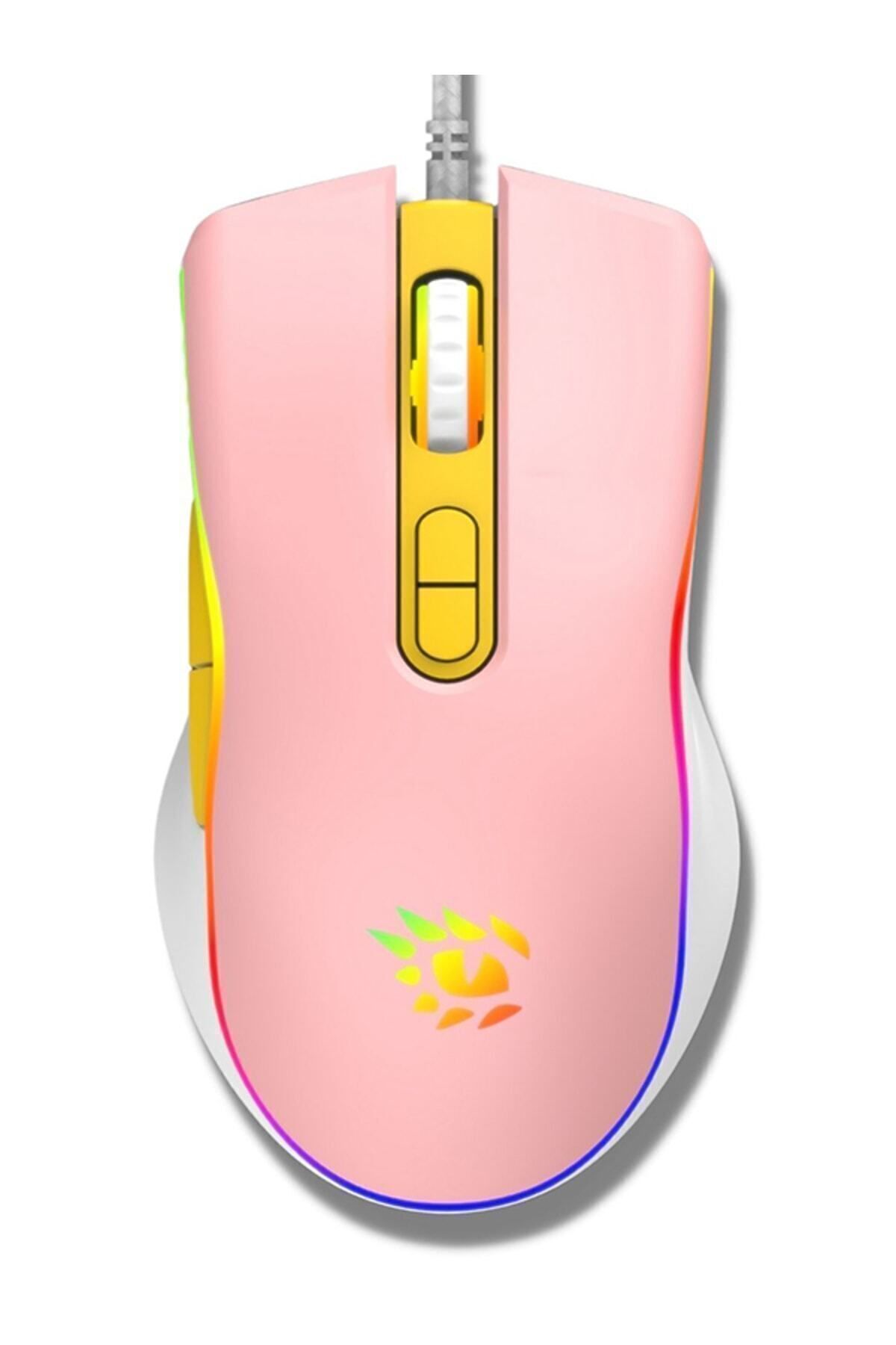 Katsuta T4-1665 Loot Rgb 7200dpi Pembe Makrolu Gaming Oyuncu Mouse