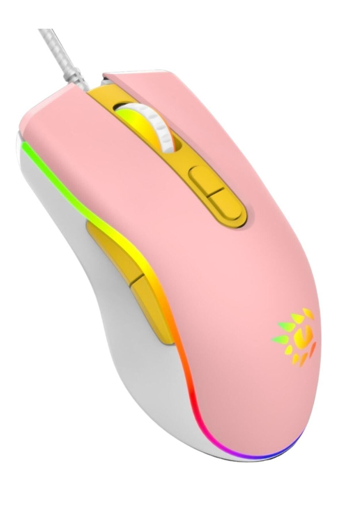 Katsuta T4-1665 Loot Rgb 7200dpi Pembe Makrolu Gaming Oyuncu Mouse