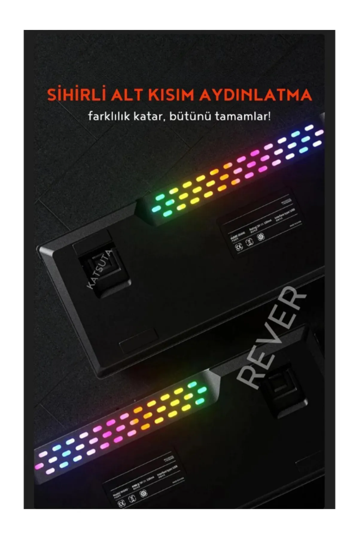 Smith T60 Blue Switch Mekanik Rainbow 11 Mod Led Işıklı Mini 62 Tuşlu Gaming Oyuncu Klavyesi Kablolu