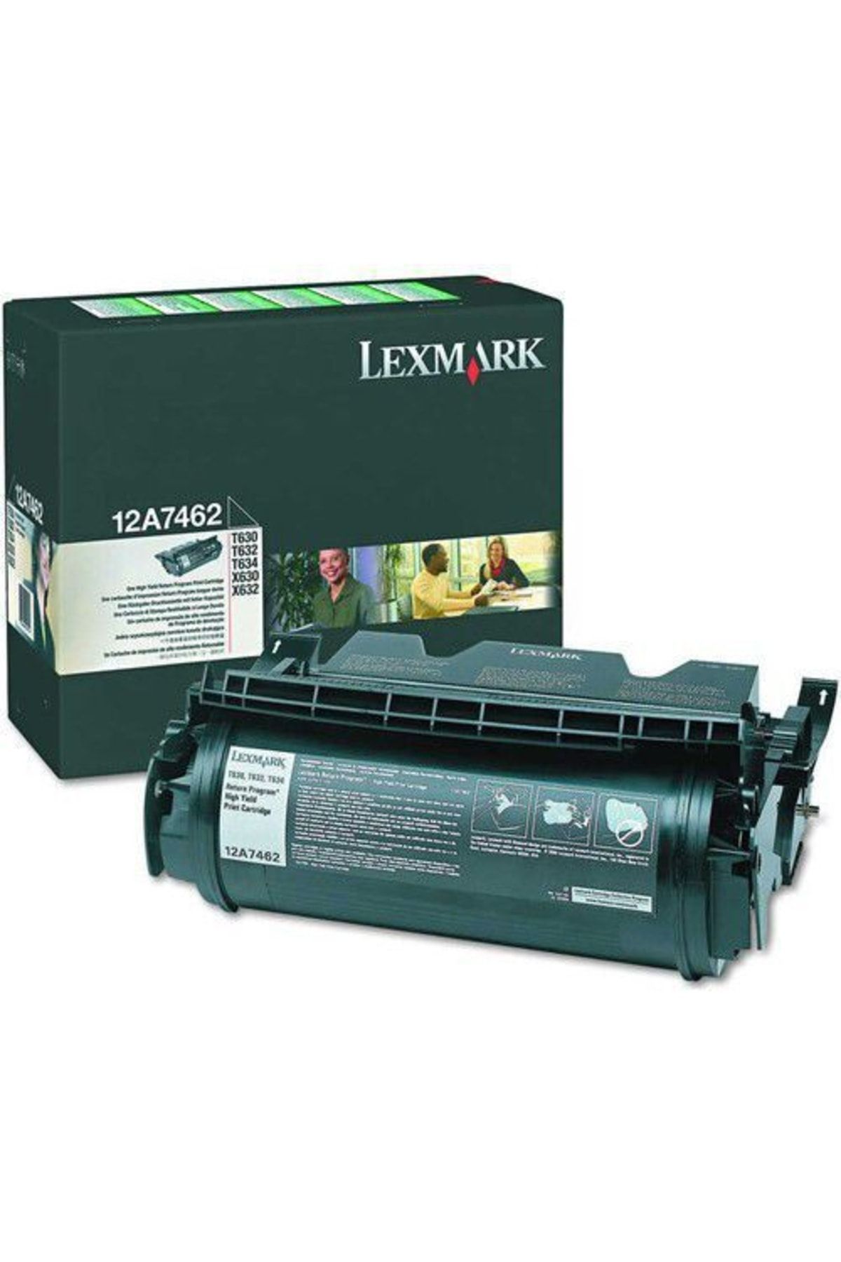 Lexmark T630-12a7462 Toner Yüksek Kapasiteli