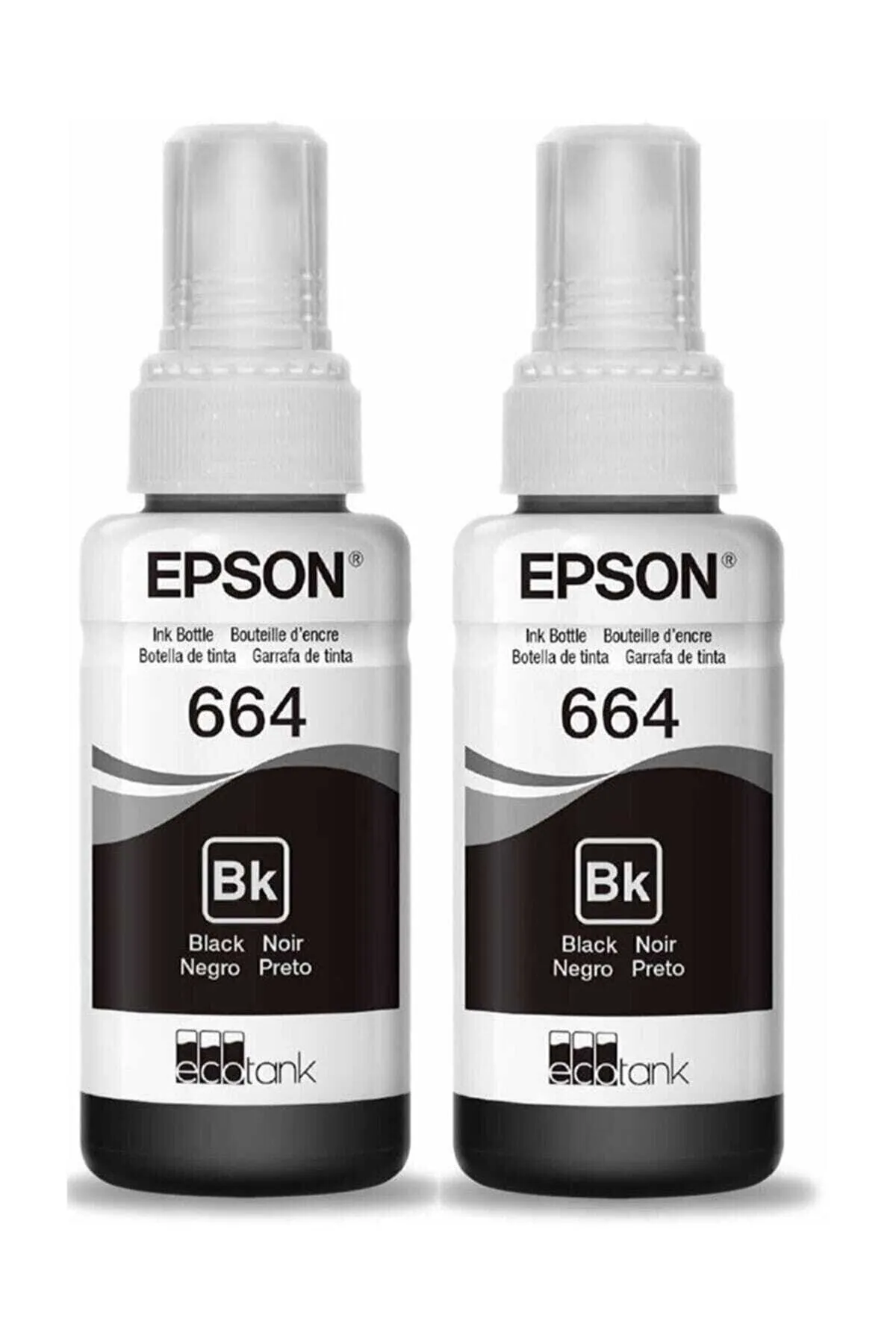 Epson T6641 Siyah Renkli Kartuş Dolum Mürekkebi Eps664-l355-bk