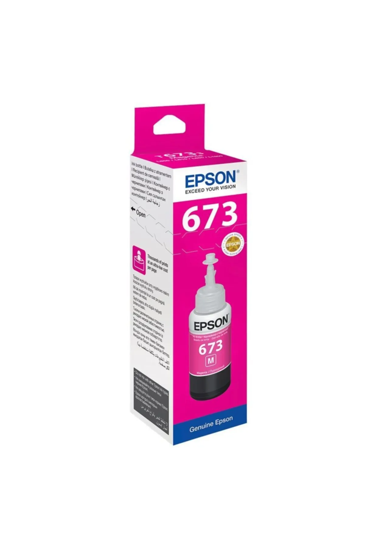 Epson T6733 Magenta Kırmızı Şişe Mürekkep T67334a