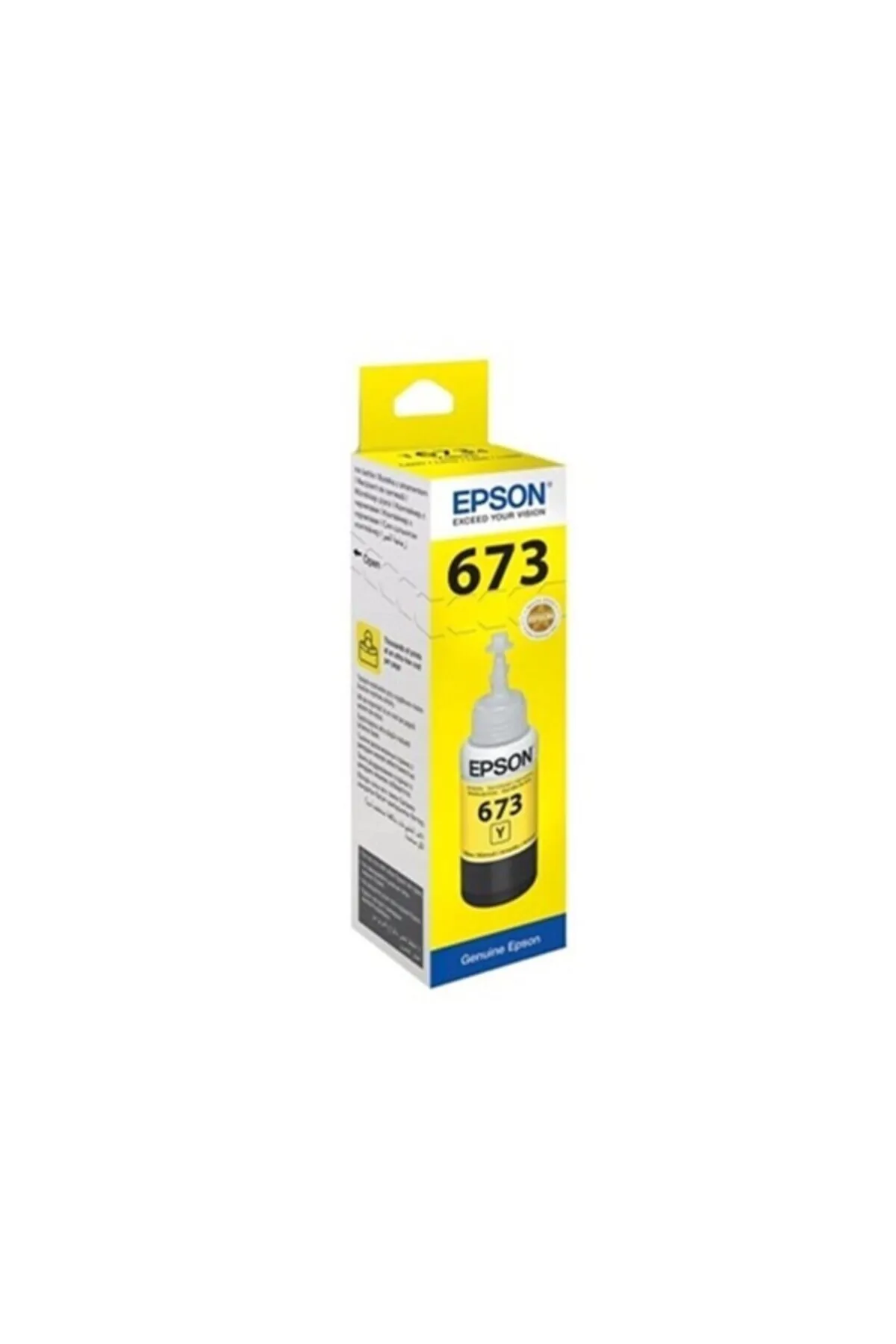 Epson T6734 Yellow Sarı Şişe Mürekkep T67344a