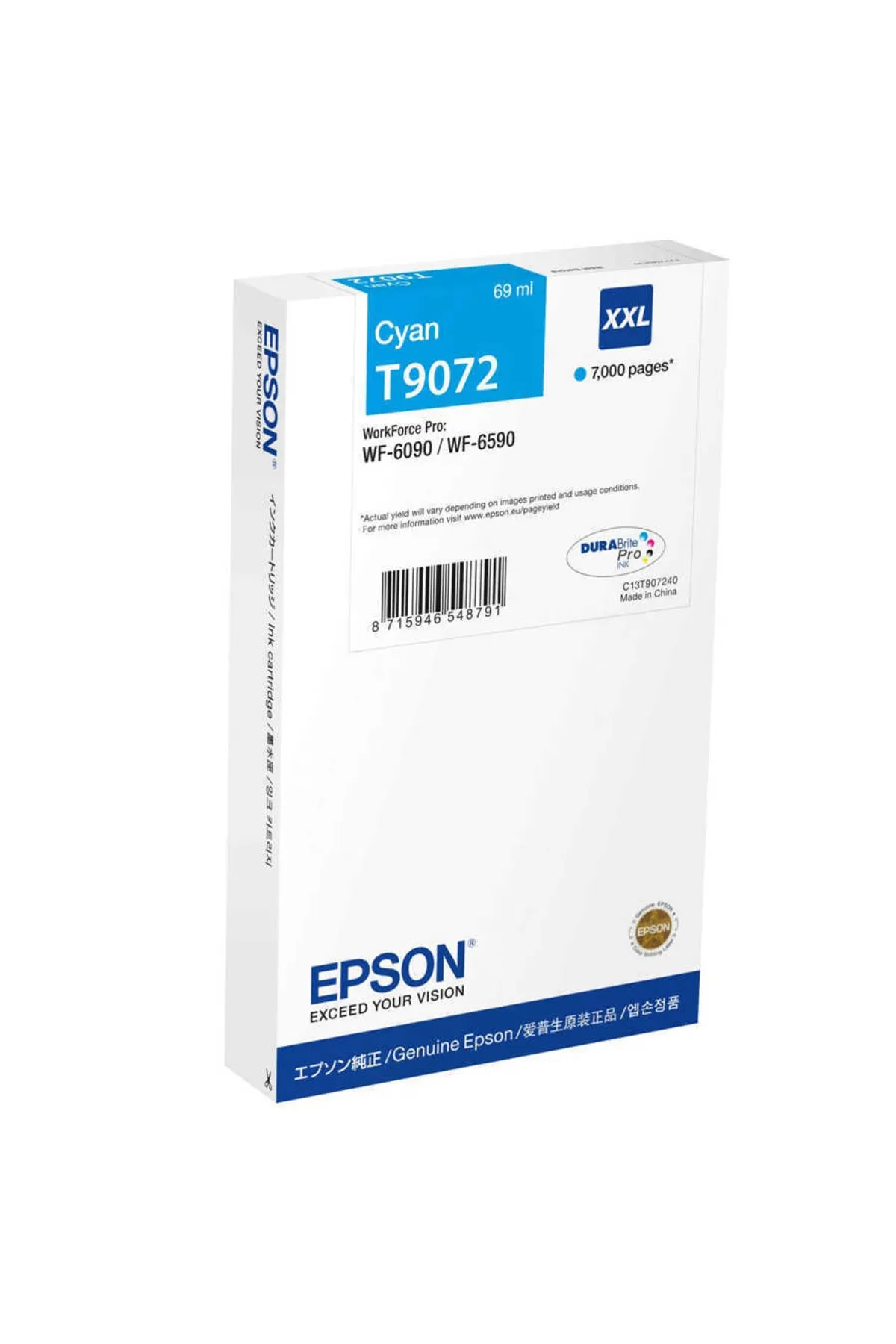 Epson T9072 Xxl Mavi Orjinal Kartuş