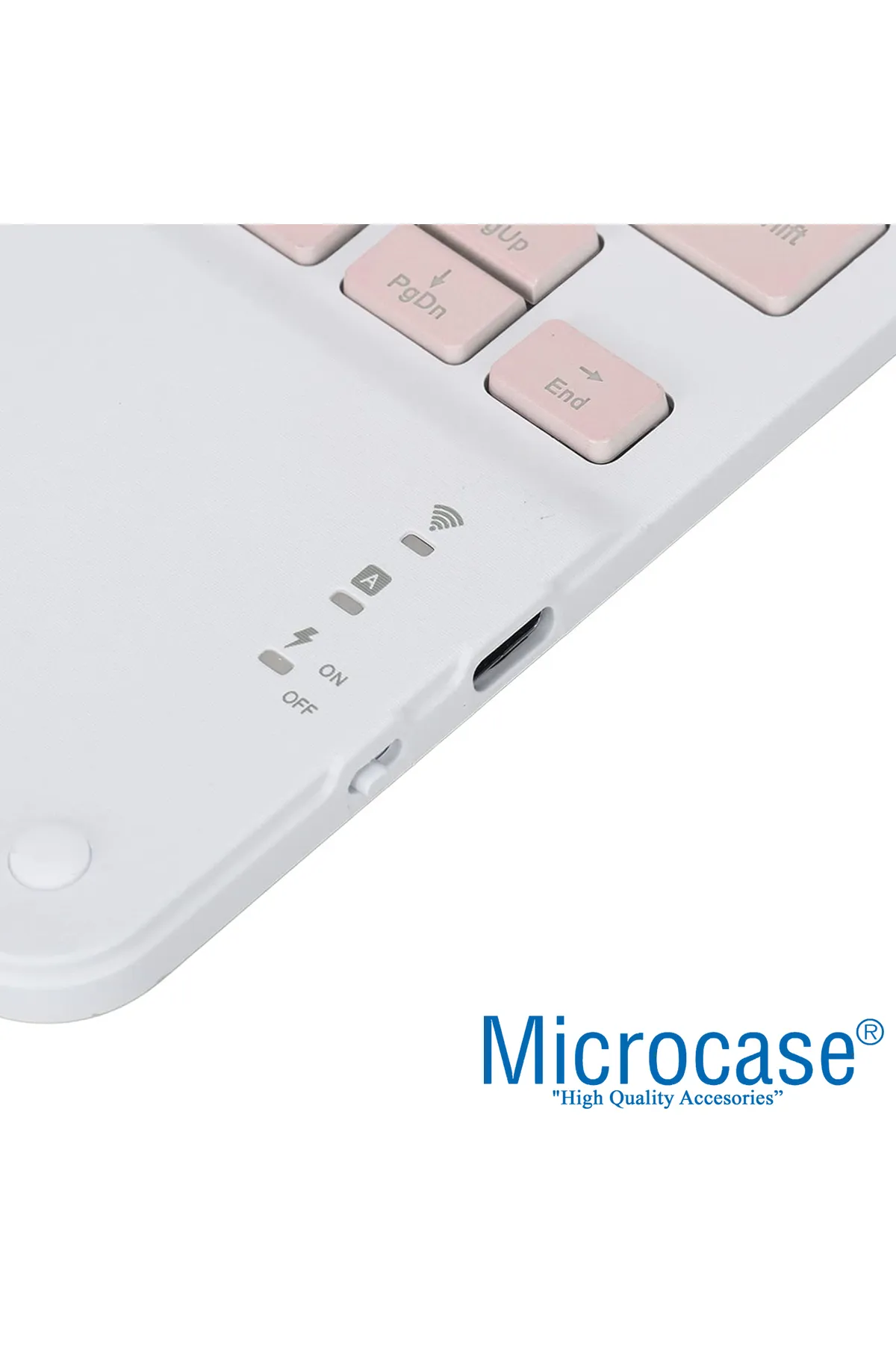 Microcase Tablet ve Telefonlar için Şarjlı Touchpadli Türkçe Bluetooth Klavye - AL2724