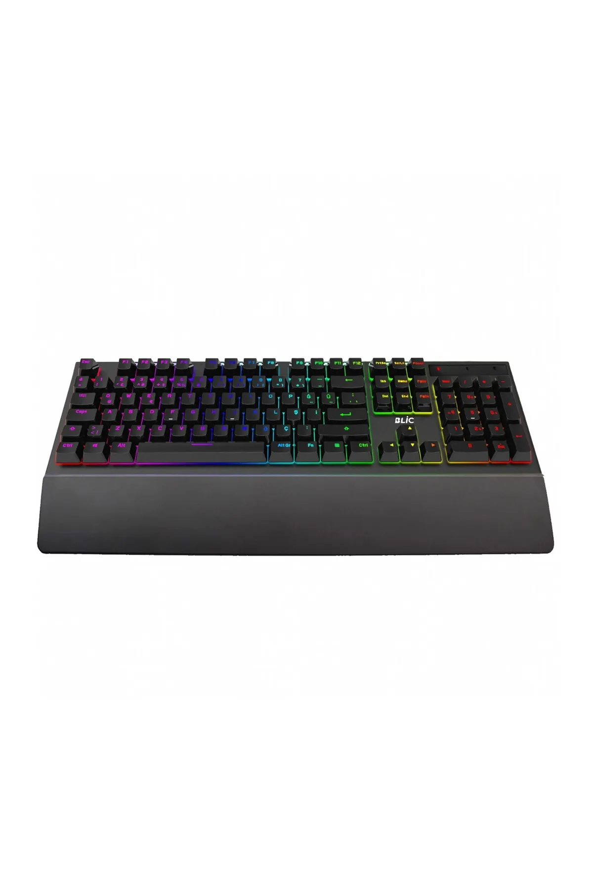 Sarftech Takıp Çıkarılabilen Bilek Destekli Rgb Red Switch Türkçe Q Gaming Oyuncu Mekanik Klavye Bkb5