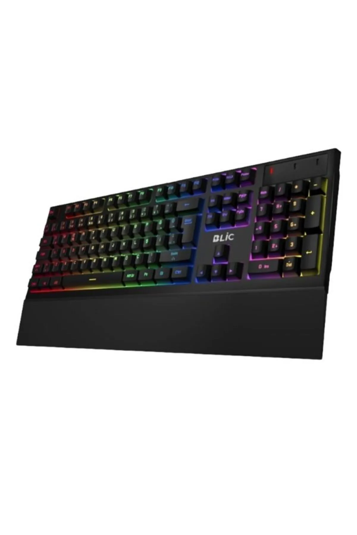 Sarftech Takıp Çıkarılabilen Bilek Destekli Siyah Rgb Red Switch Türkçe Q Gaming Oyuncu Mekanik Klavye Bkb5