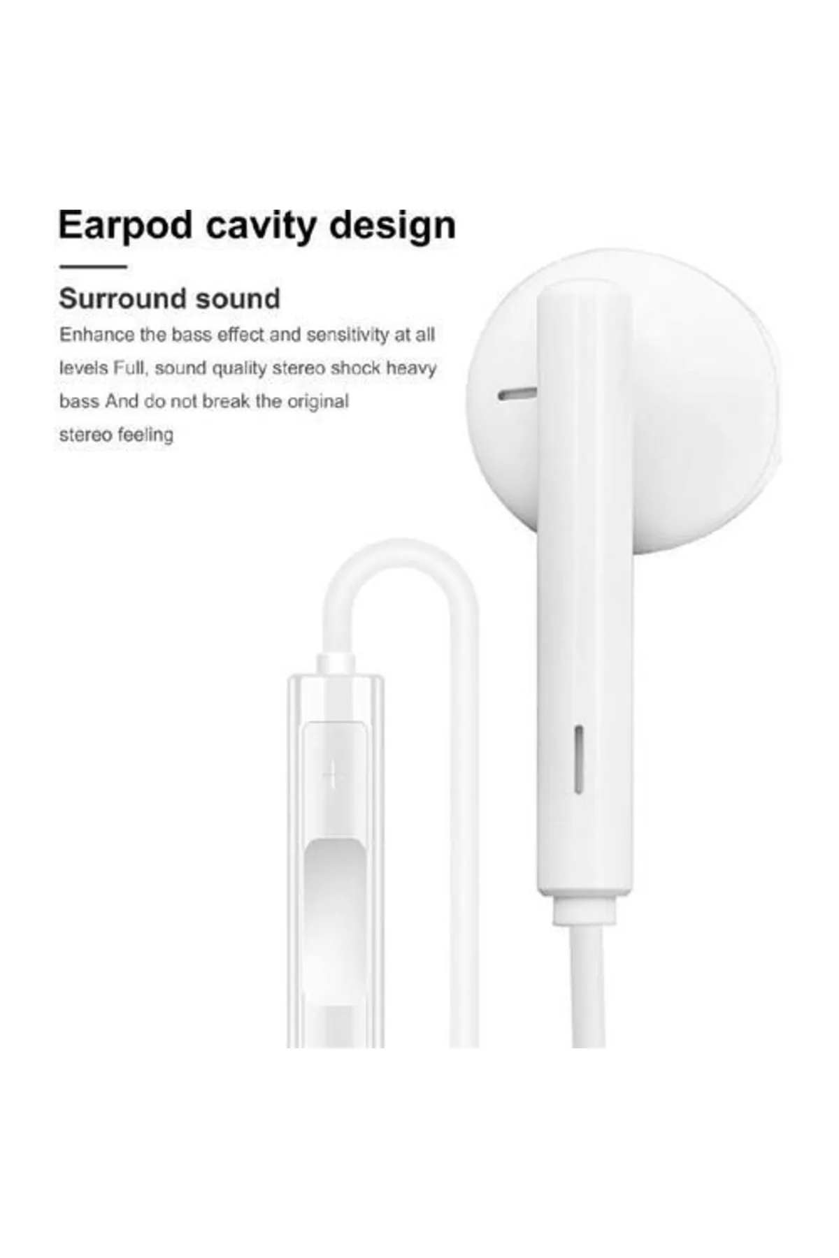 Torima Tc-01 Typ-c To Stereo Earphone Kablolu Kulaklık Beyaz