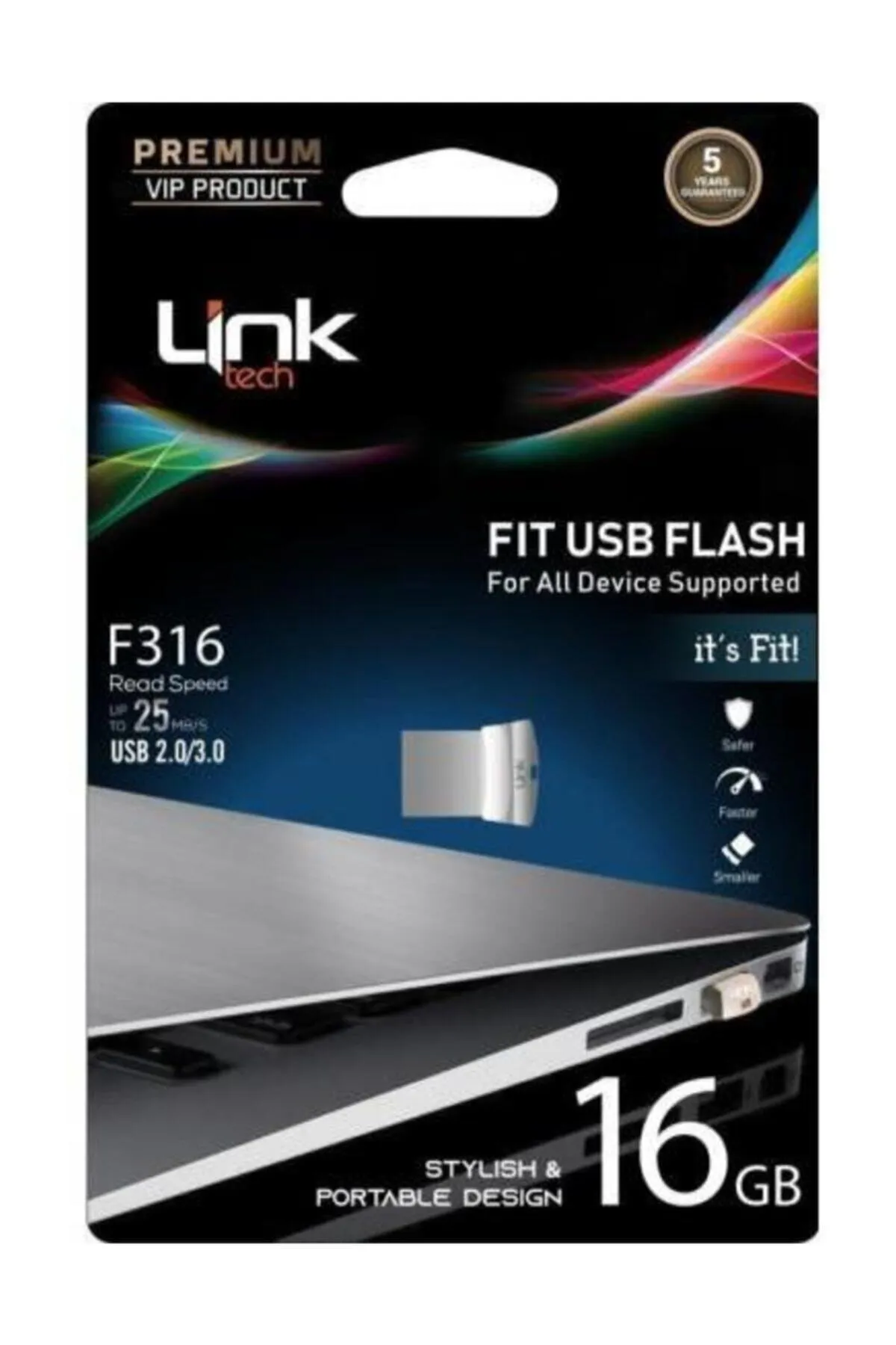 LinkTech Tech Fit Premium 16gb Mini Usb Flash Bellek 25mb/s