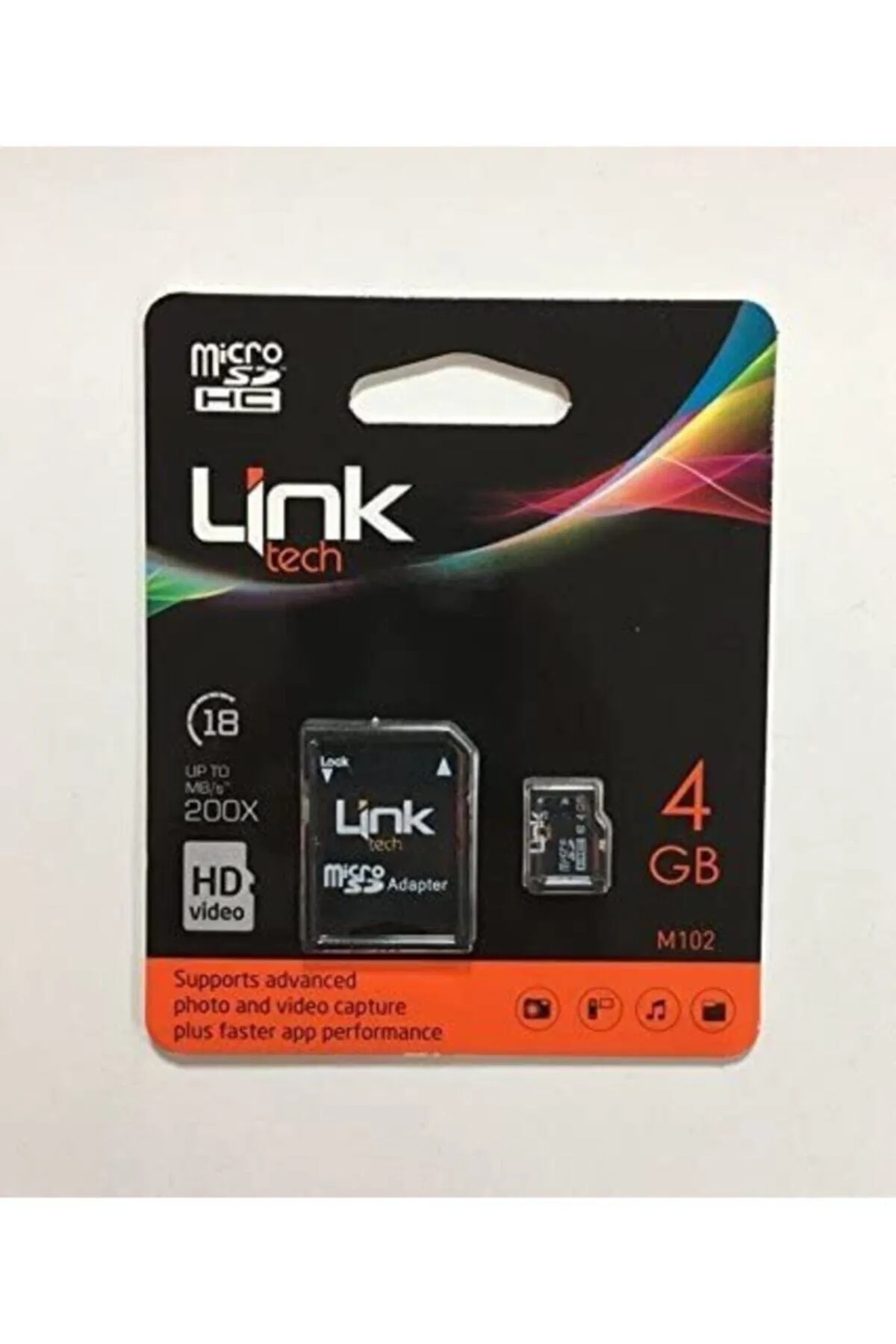 Link Tech M102 Micro Sd Adaptörlü 4gb Hafıza Kartı