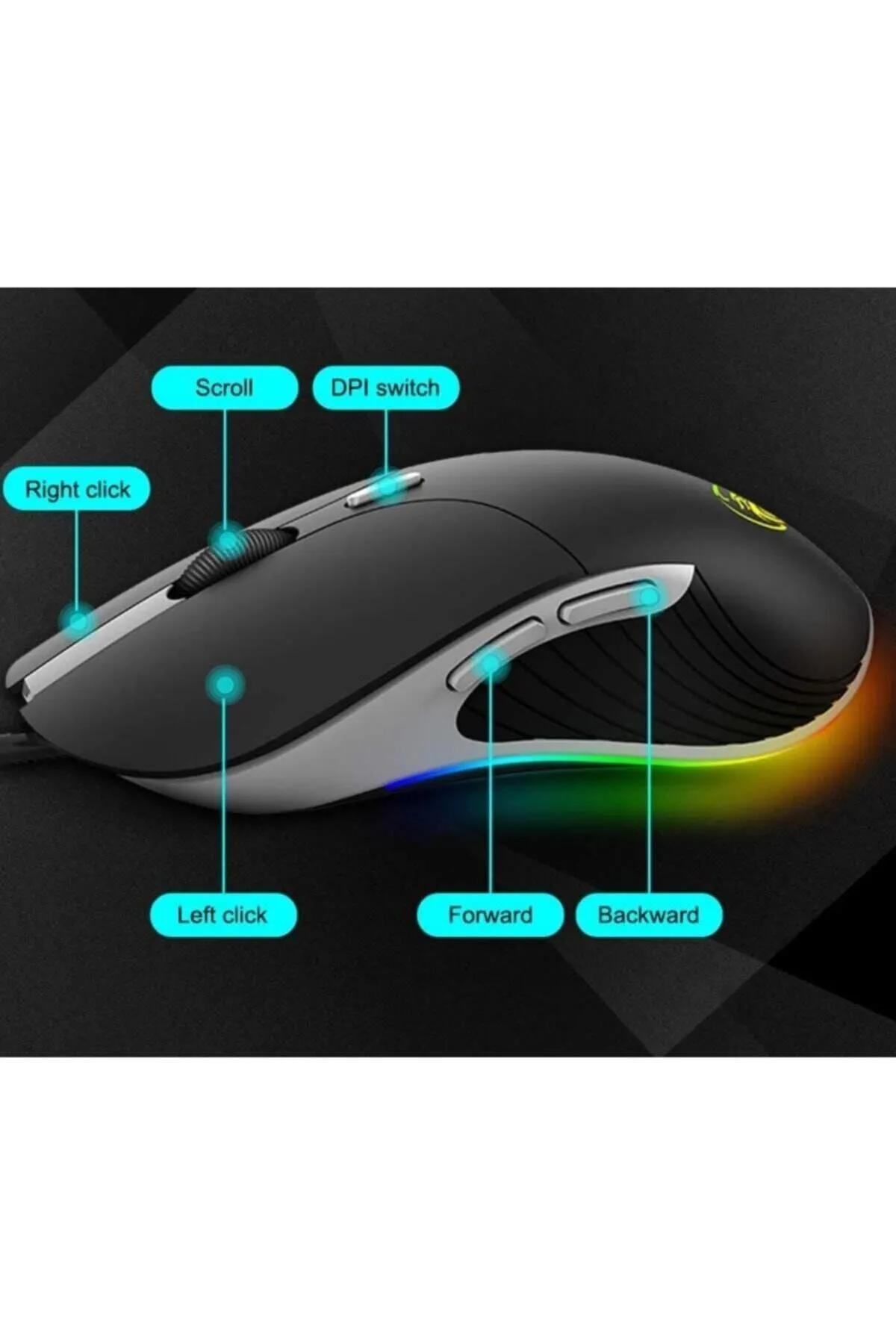 iMice Technom Rgb E-sport Oyuncu Mouse