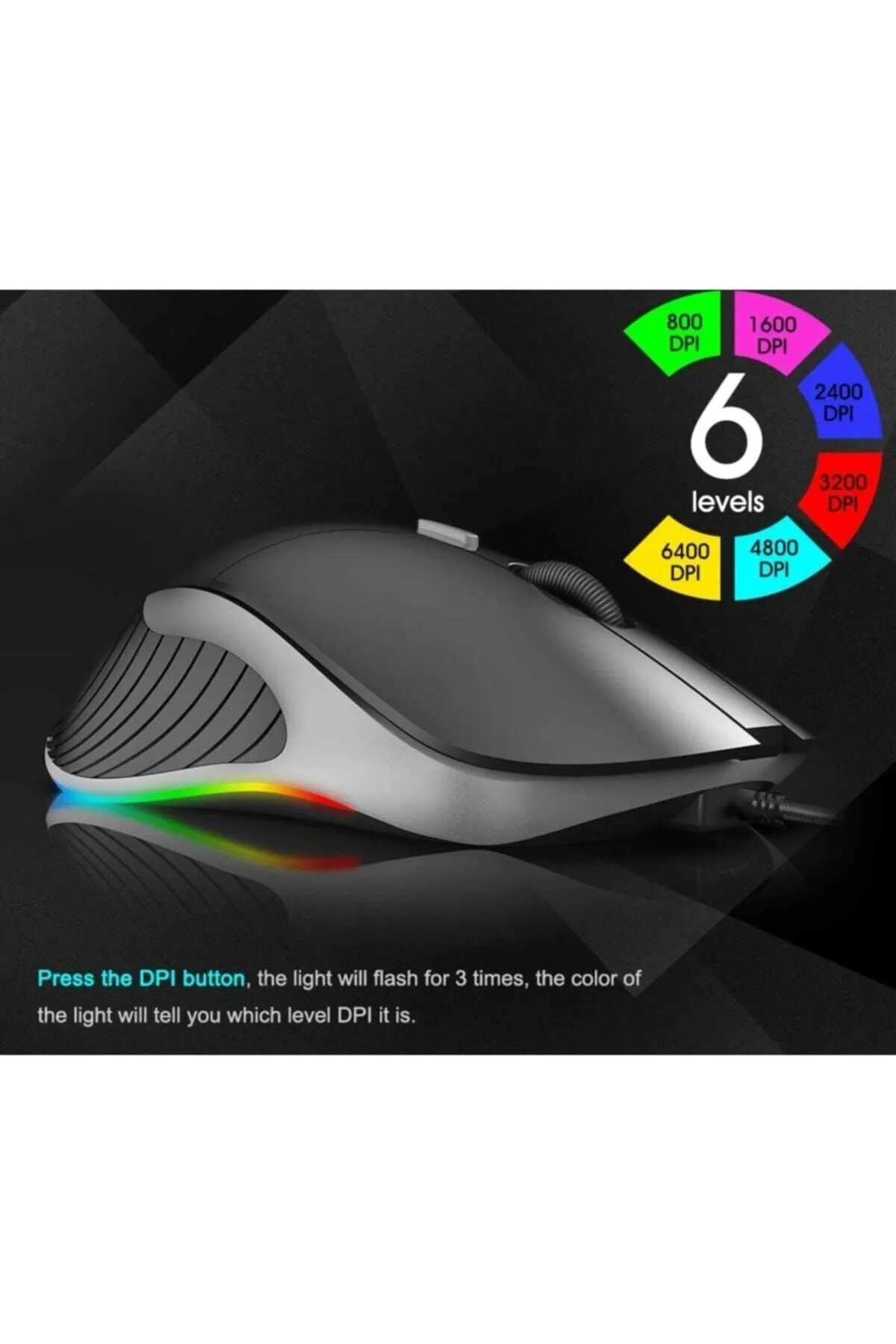 iMice Technom Rgb E-sport Oyuncu Mouse