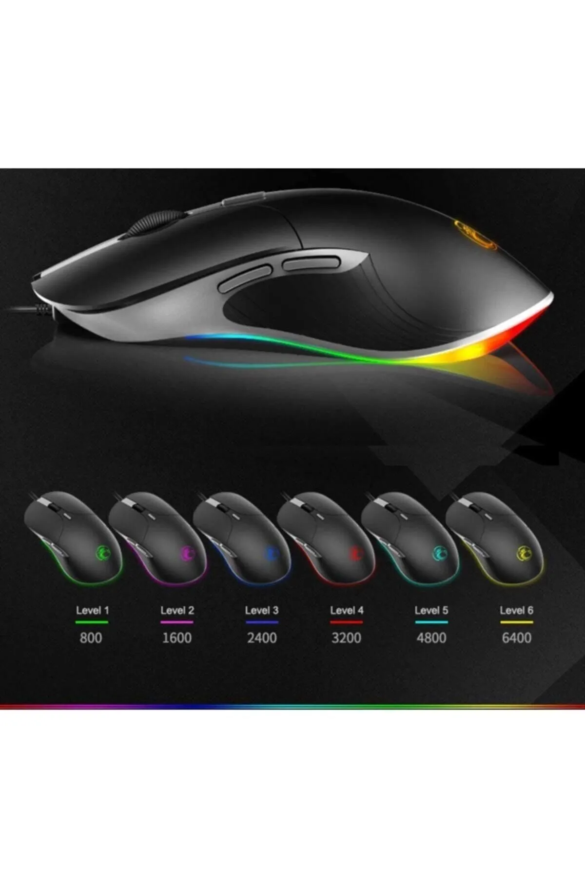 iMice Technom Rgb E-sport Oyuncu Mouse