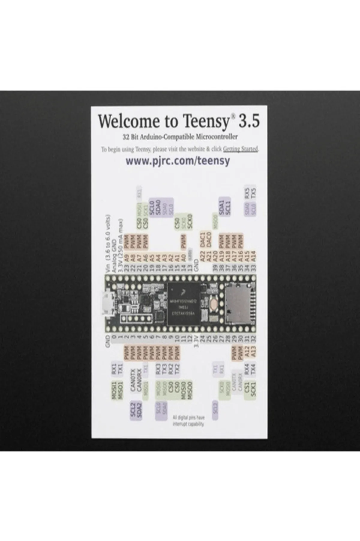 Sparkfun TEENSY 3.5 Geliştirme Kartı ve Ses Modülü